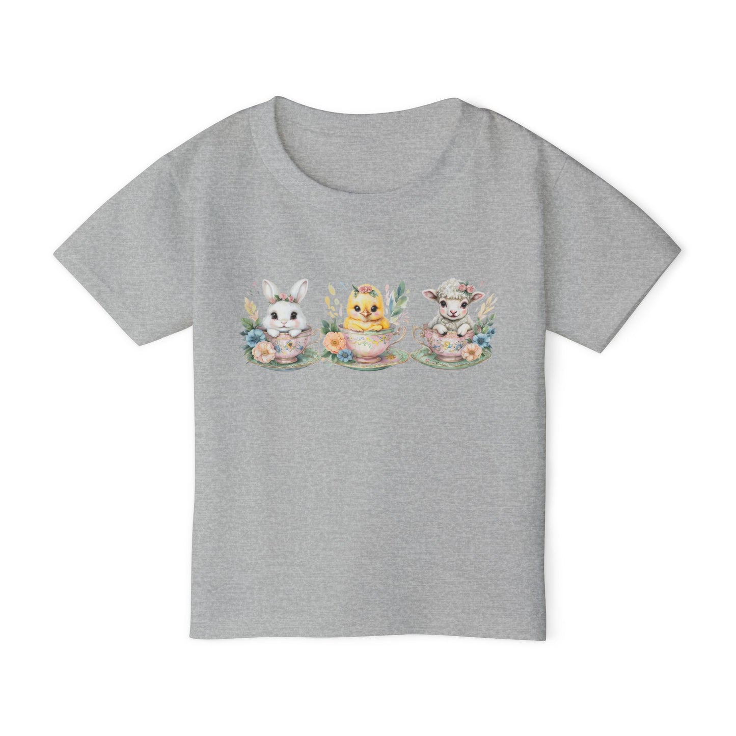 “Tea Time Trio” – Toddler Tee 🍵🌼