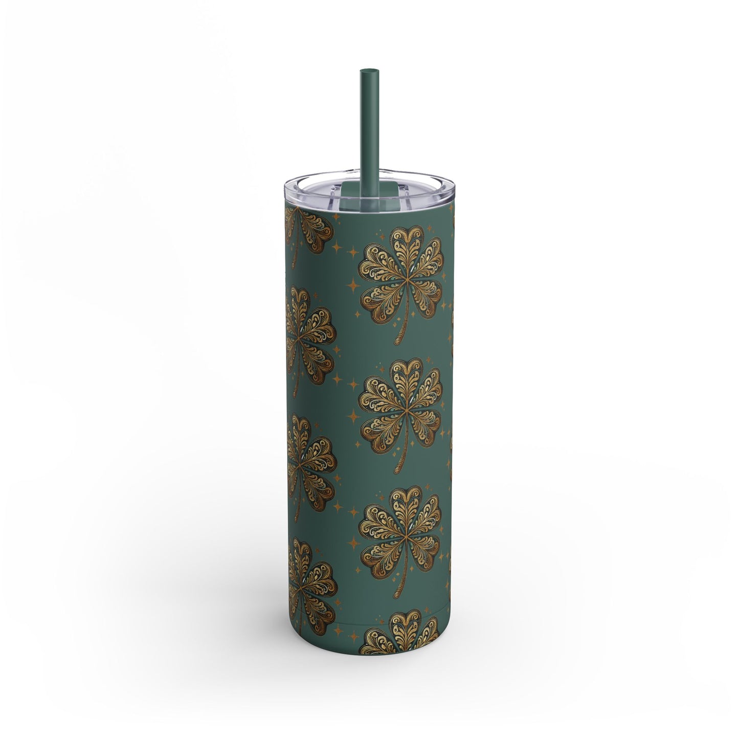 Golden Clover 🍀 20oz Matte Tumbler – Four Stunning Colors, Hot & Cold Insulated