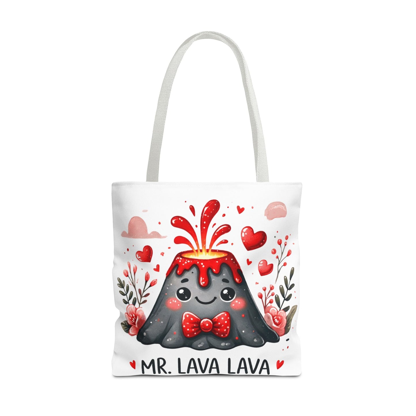 "Mr. Lava Lava Floral Charm" Tote Bag