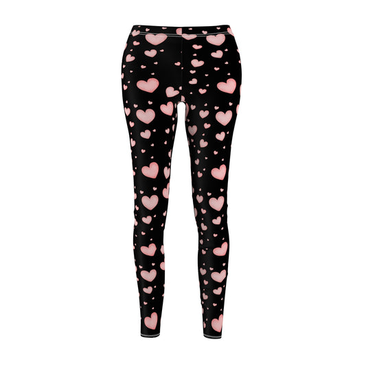 "Falling Hearts" Women’s Casual Leggings