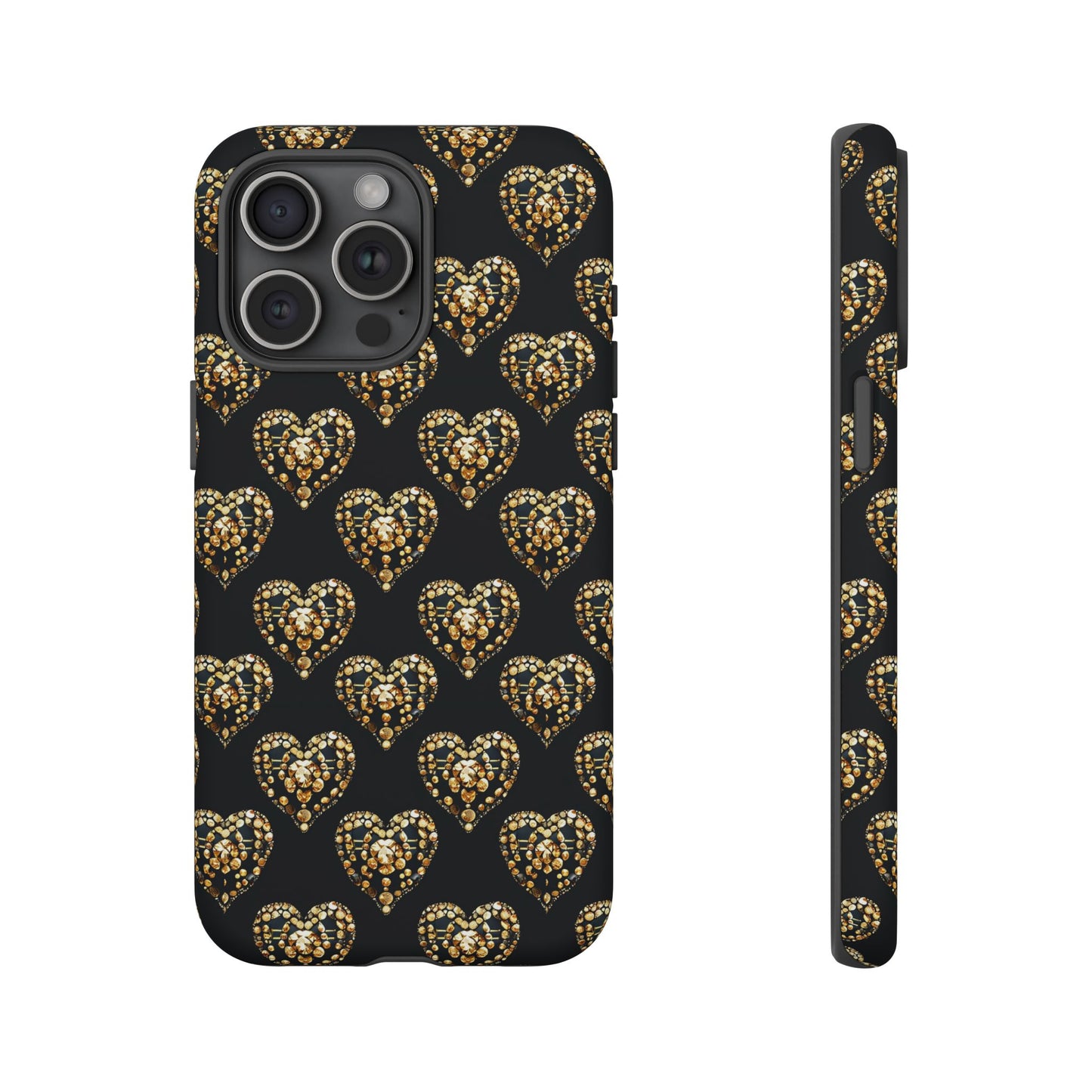 Golden Heart Luxe Phone Case