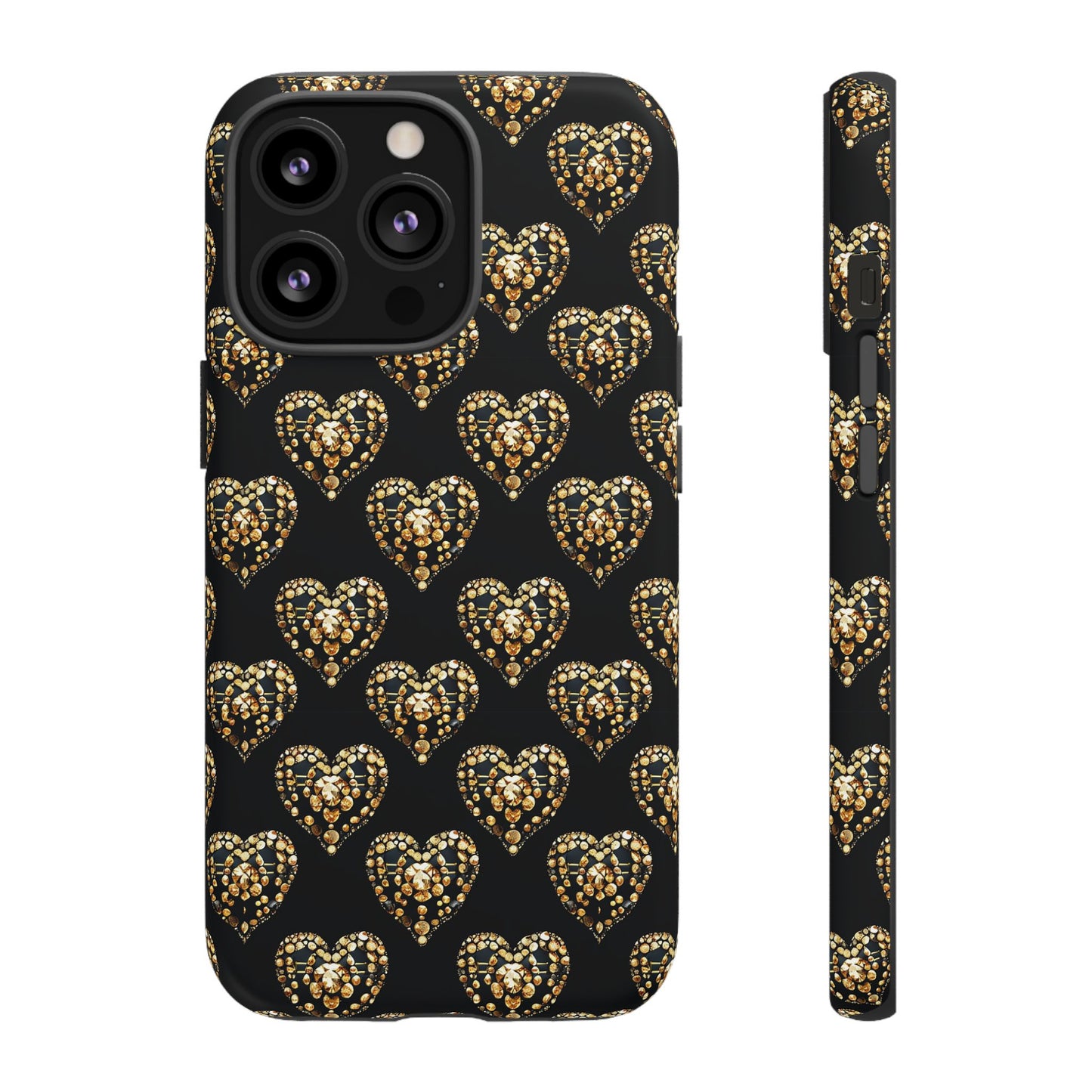 Golden Heart Luxe Phone Case