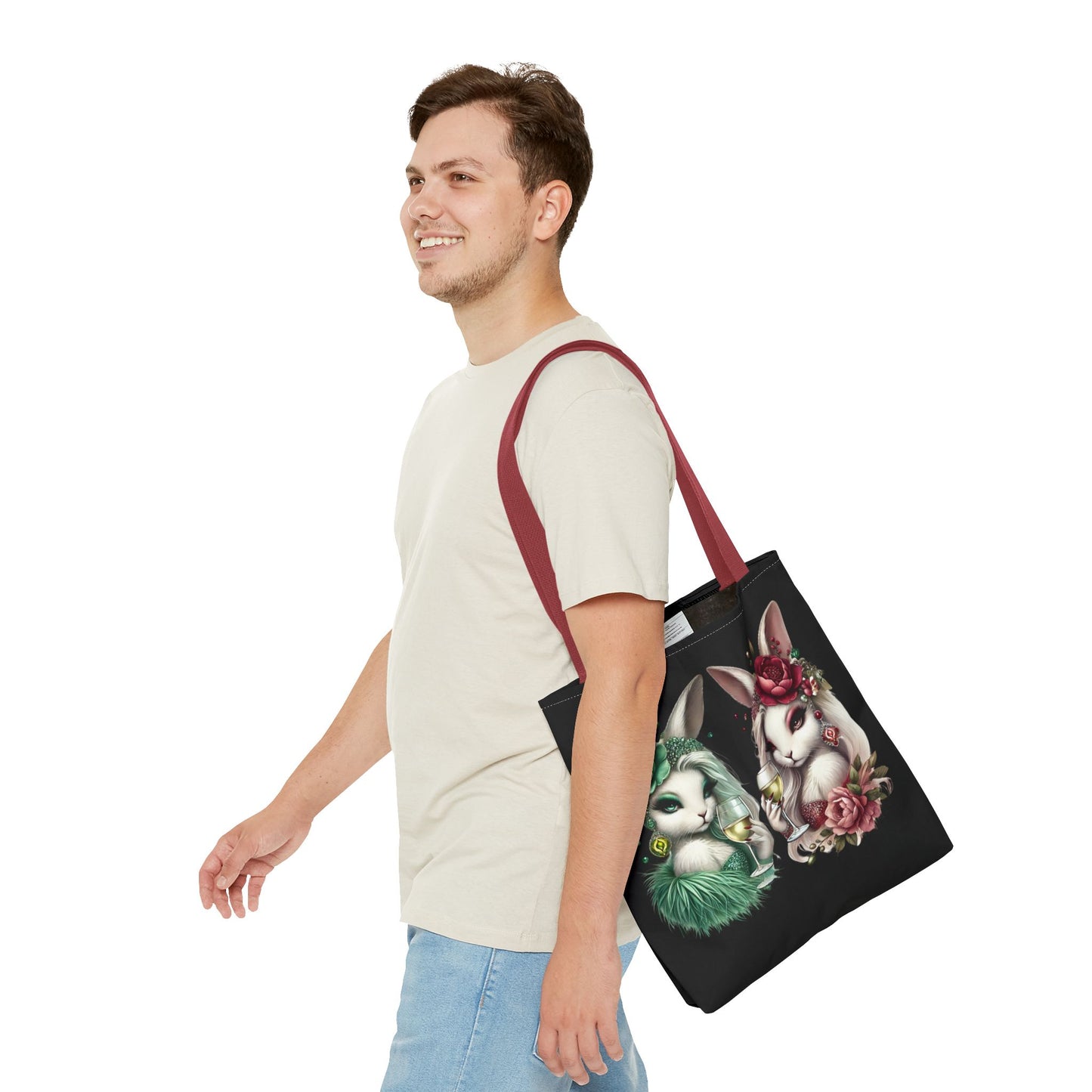 Vero Vino & Rosalie Rouge – Glam Bunny Tote Bag 🍷💅