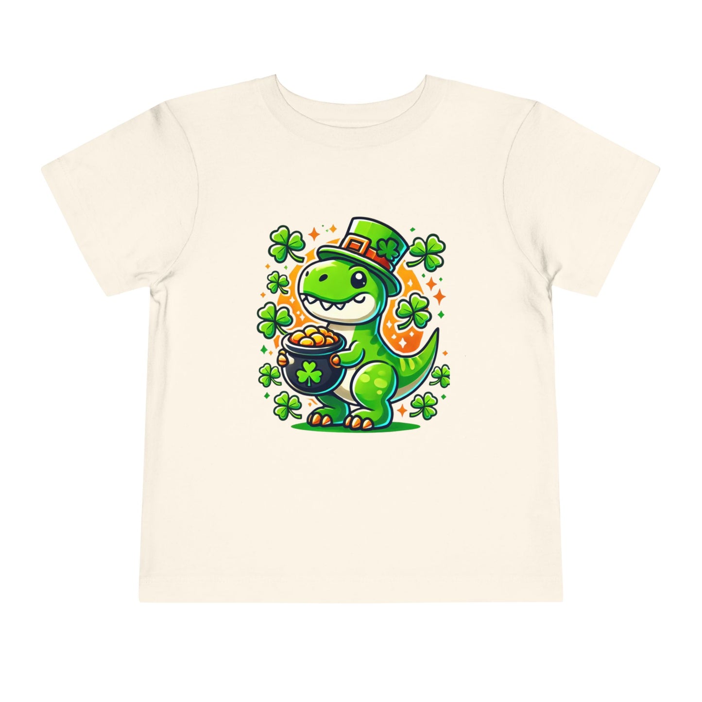 "Lucky Rex" Toddler St. Patrick’s Day Dinosaur Shirt – Cute & Comfy Tee