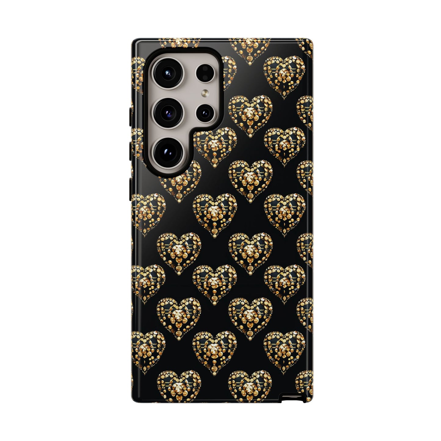 Golden Heart Luxe Phone Case
