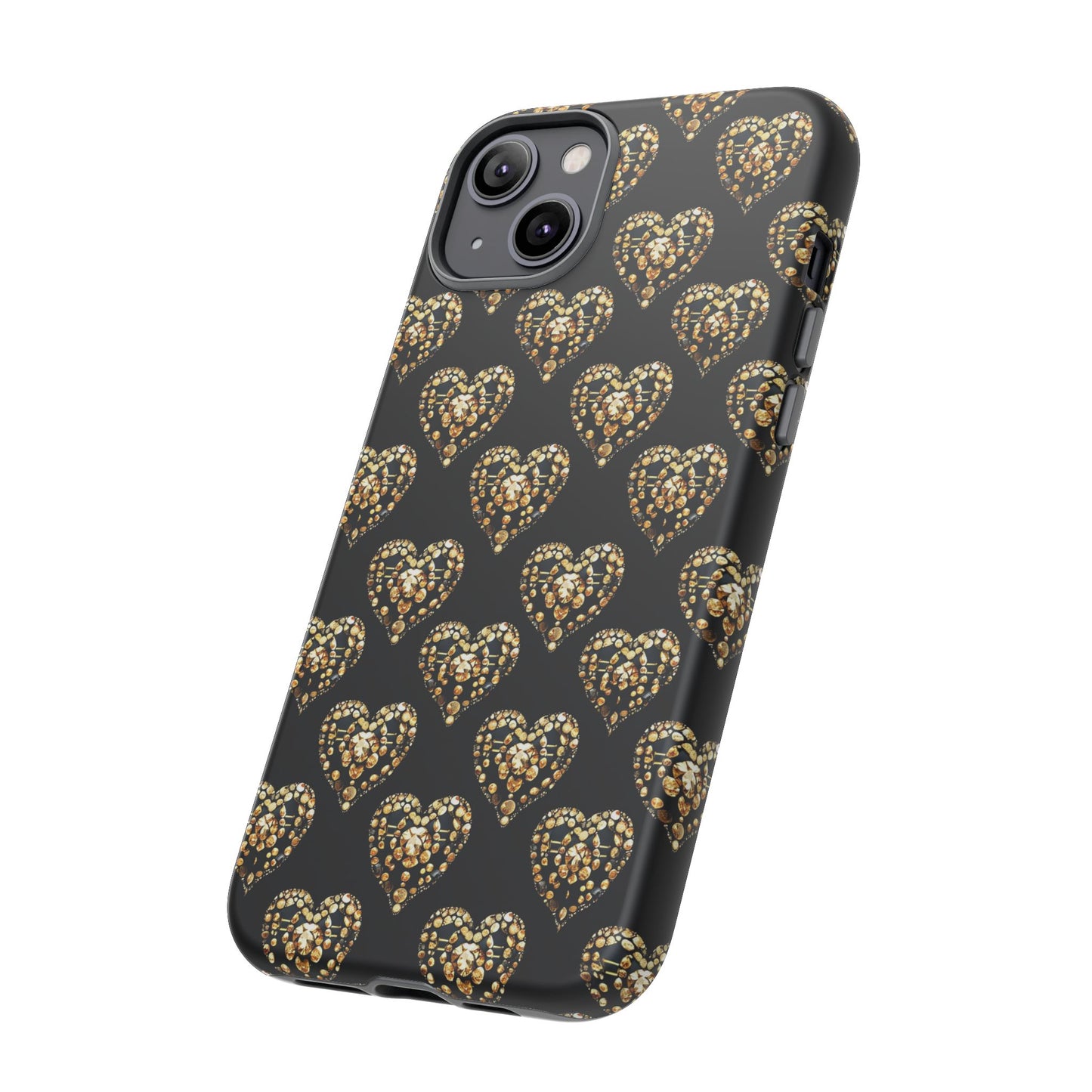 Golden Heart Luxe Phone Case