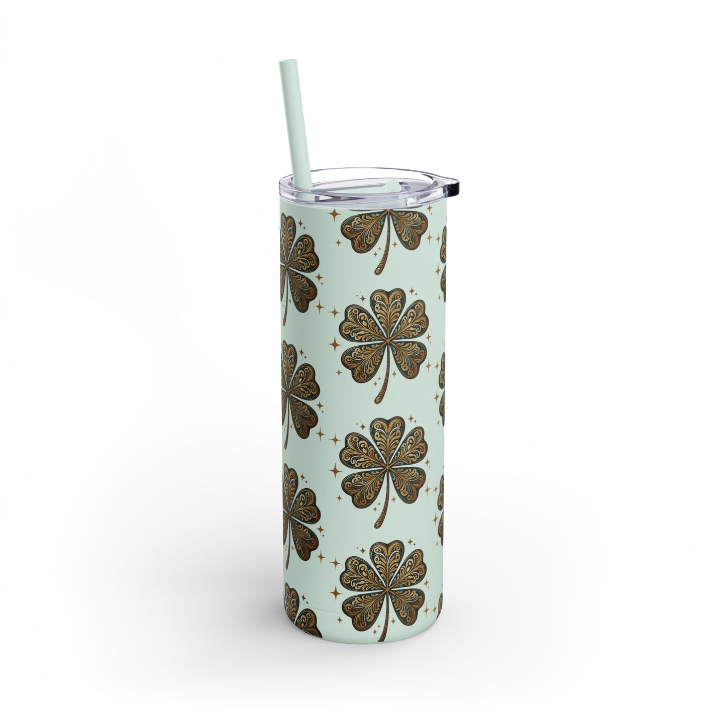 Golden Clover 🍀 20oz Matte Tumbler – Four Stunning Colors, Hot & Cold Insulated