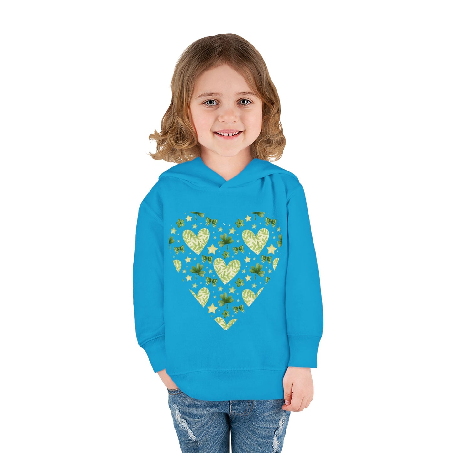 Lucky in Love 🍀 Toddler Pullover Hoodie
