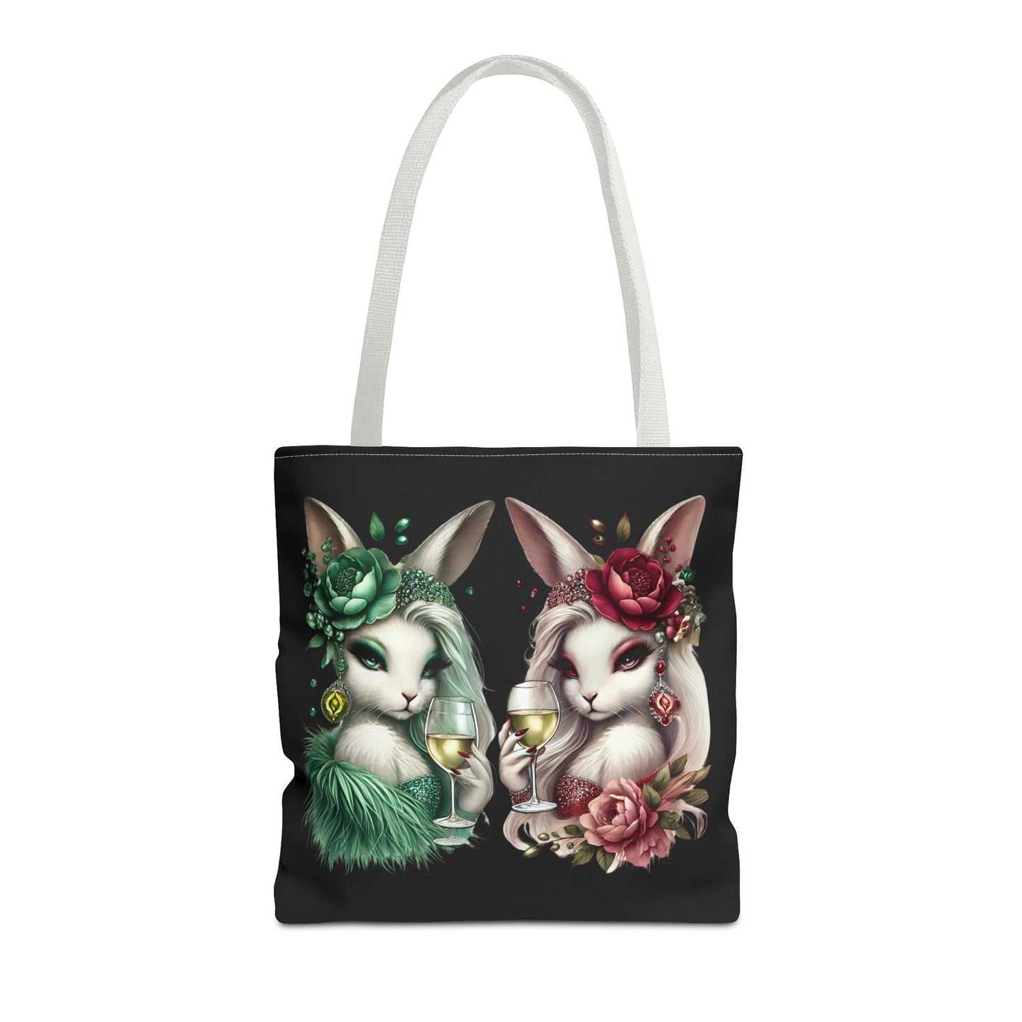 Vero Vino & Rosalie Rouge – Glam Bunny Tote Bag 🍷💅