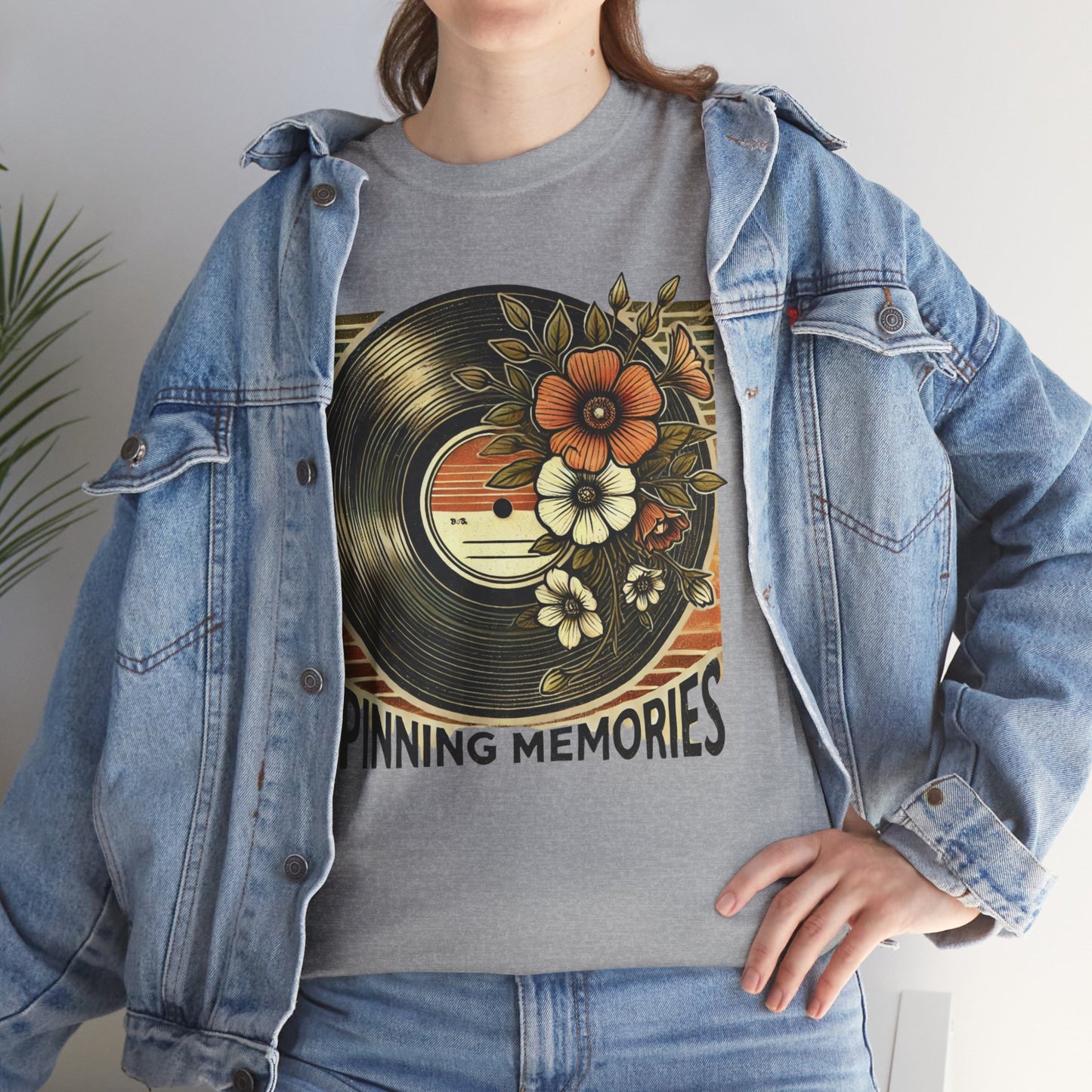 "Spinning Memories" Unisex Cotton Tee