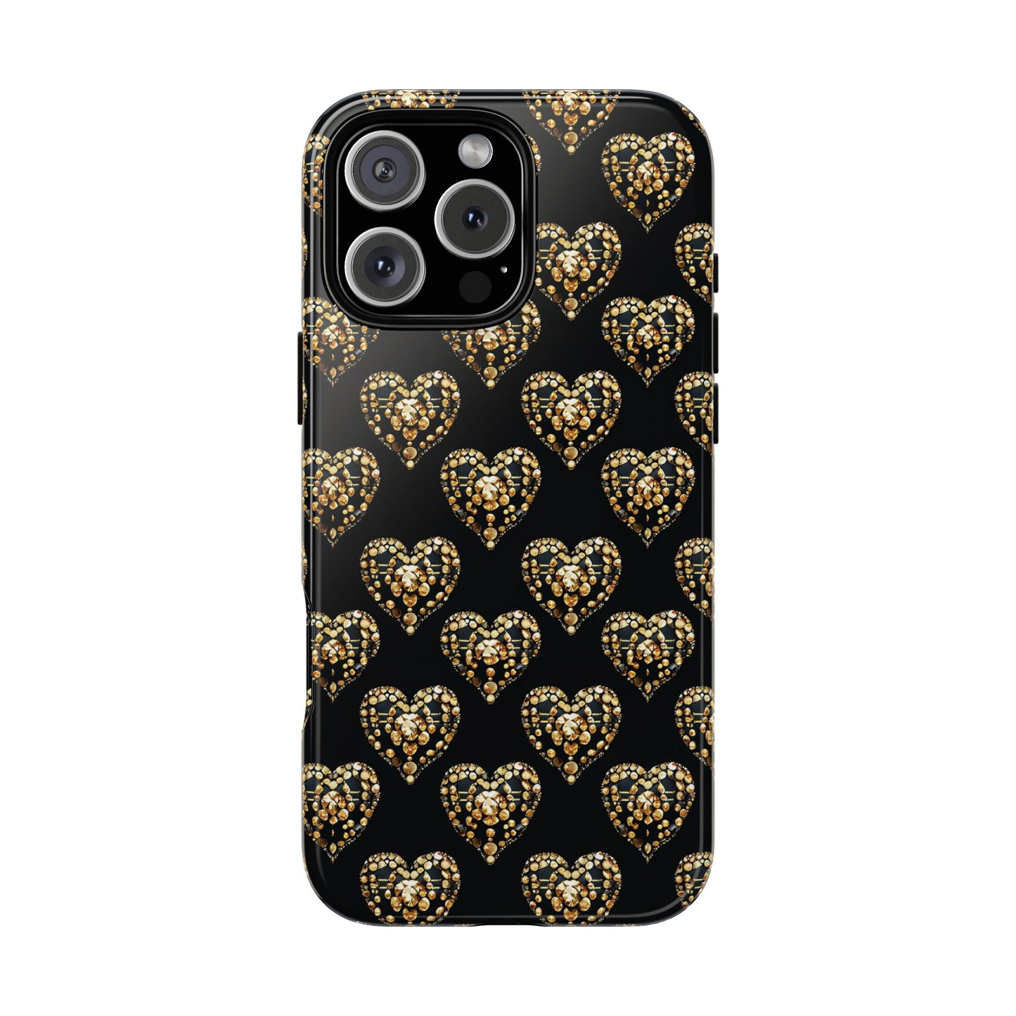 Golden Heart Luxe Phone Case