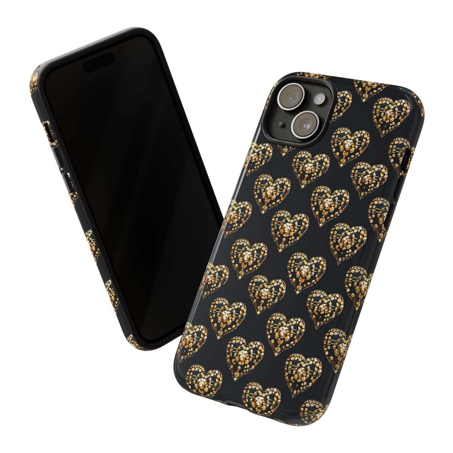 Golden Heart Luxe Phone Case