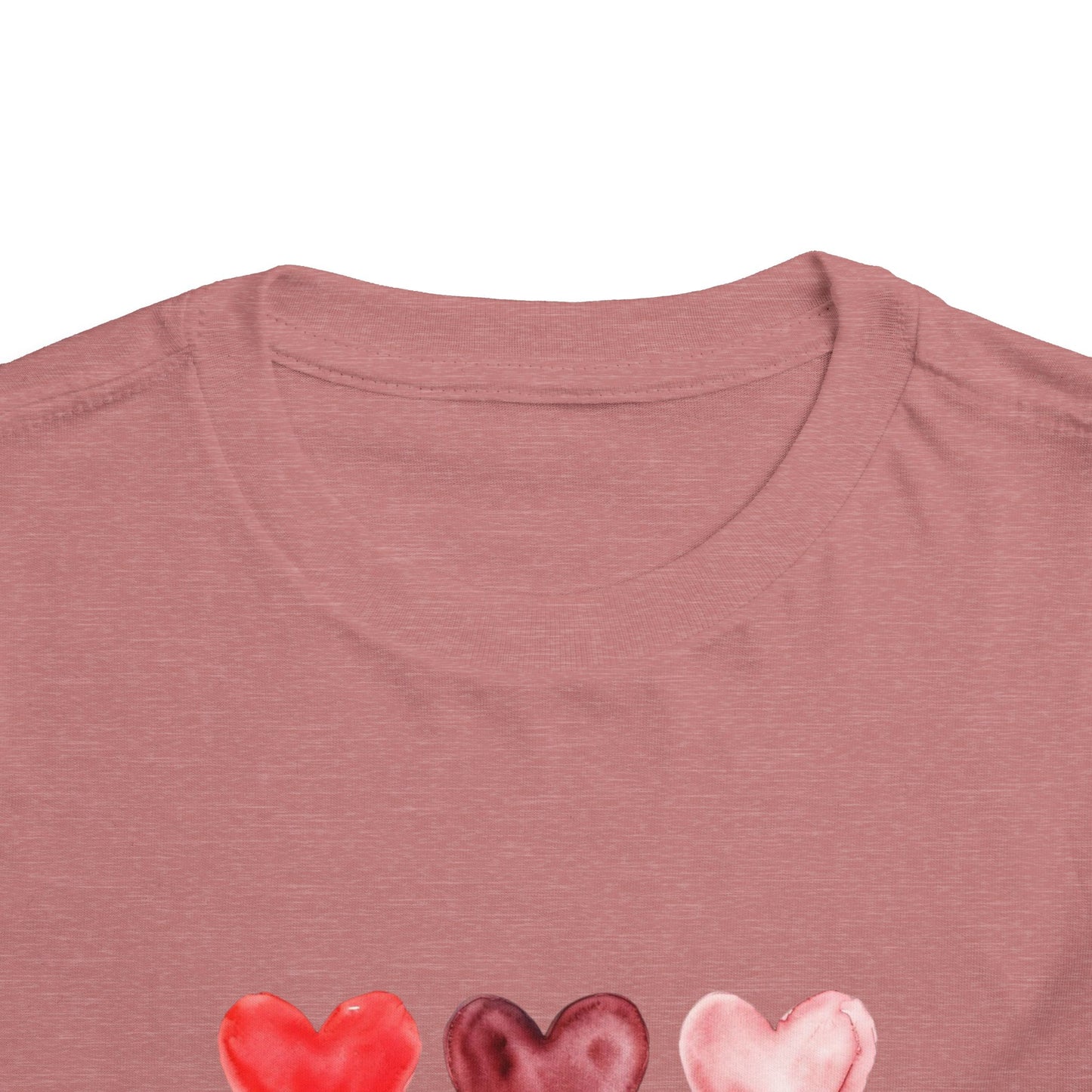 "Little Love Bug" Watercolor Heart Toddler Tee