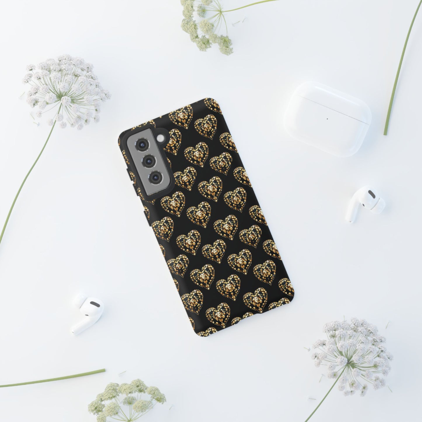 Golden Heart Luxe Phone Case