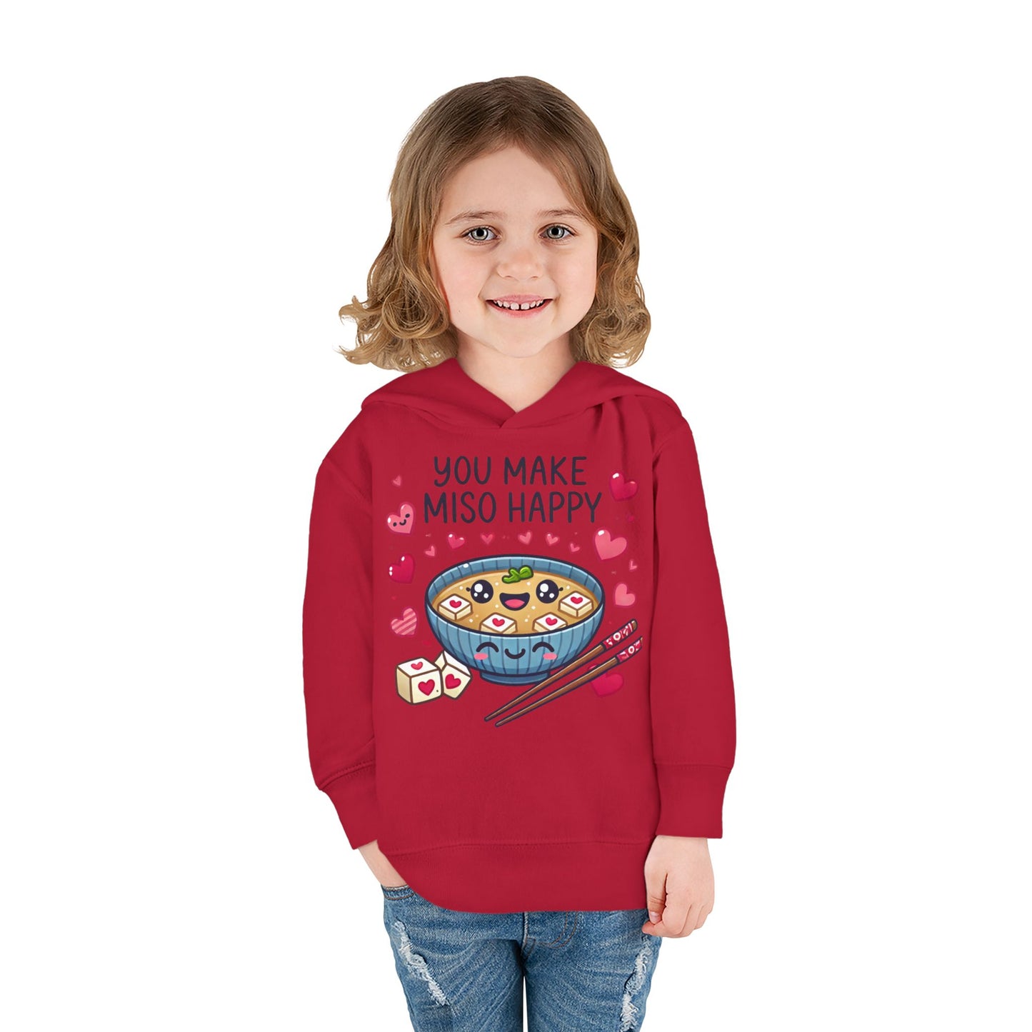 "You Make Miso Happy" Toddler Hoodie