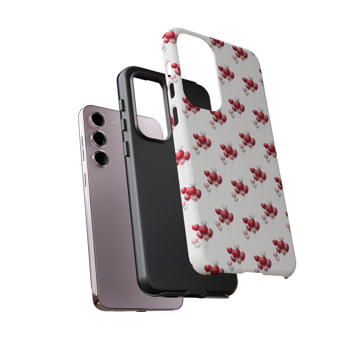Floating Hearts Tough Phone Case