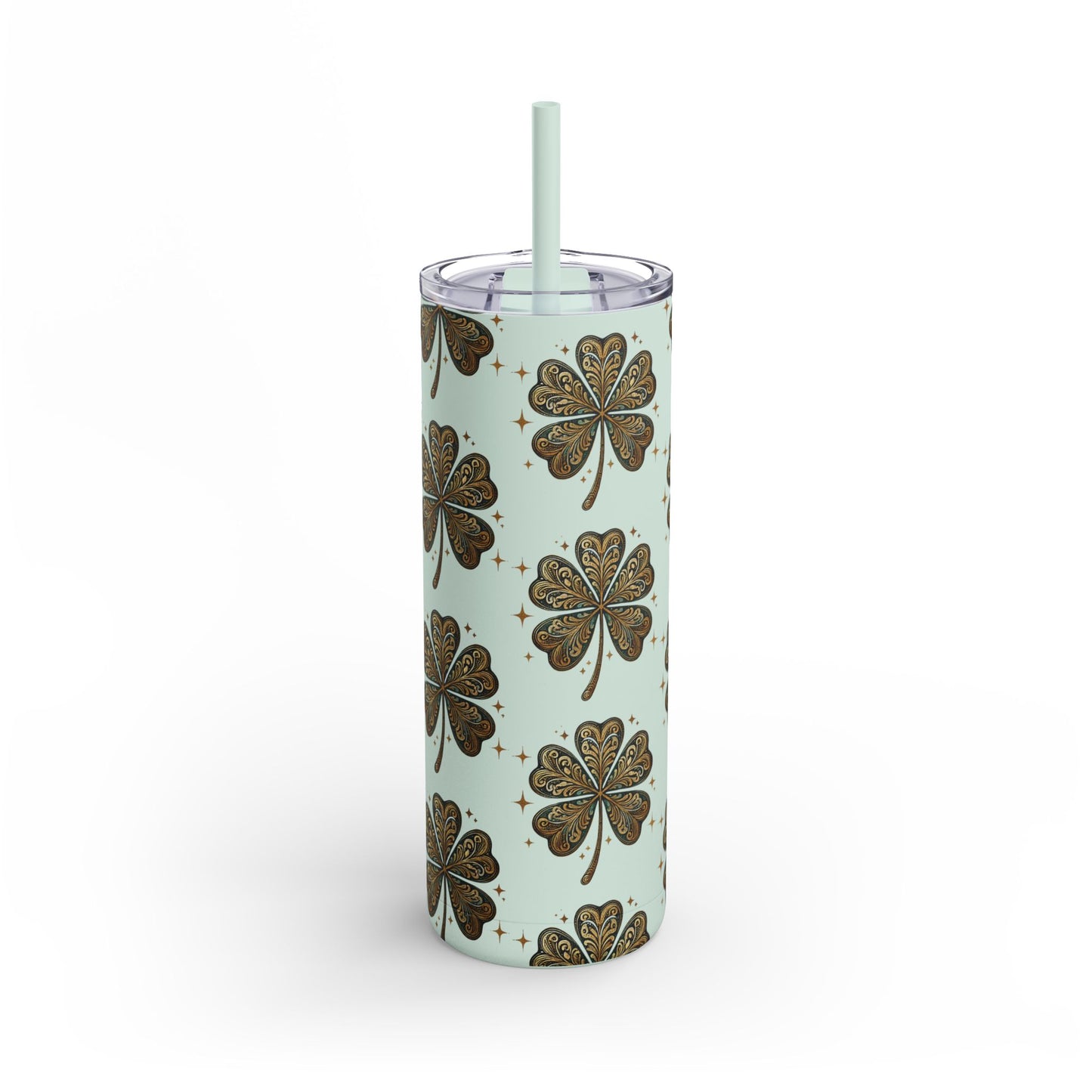 Golden Clover 🍀 20oz Matte Tumbler – Four Stunning Colors, Hot & Cold Insulated