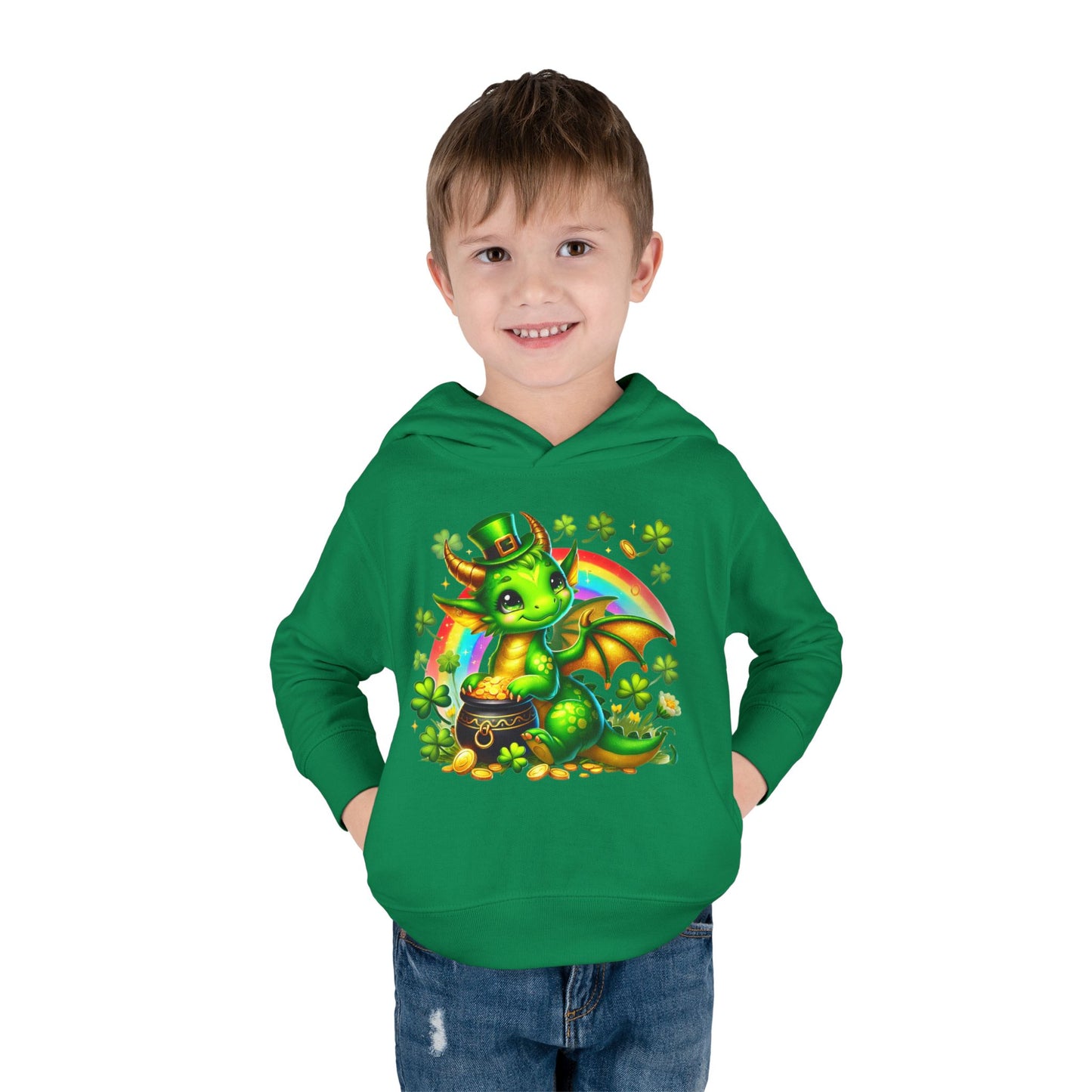 Lucky Little Dragon 🍀 Toddler Pullover Hoodie