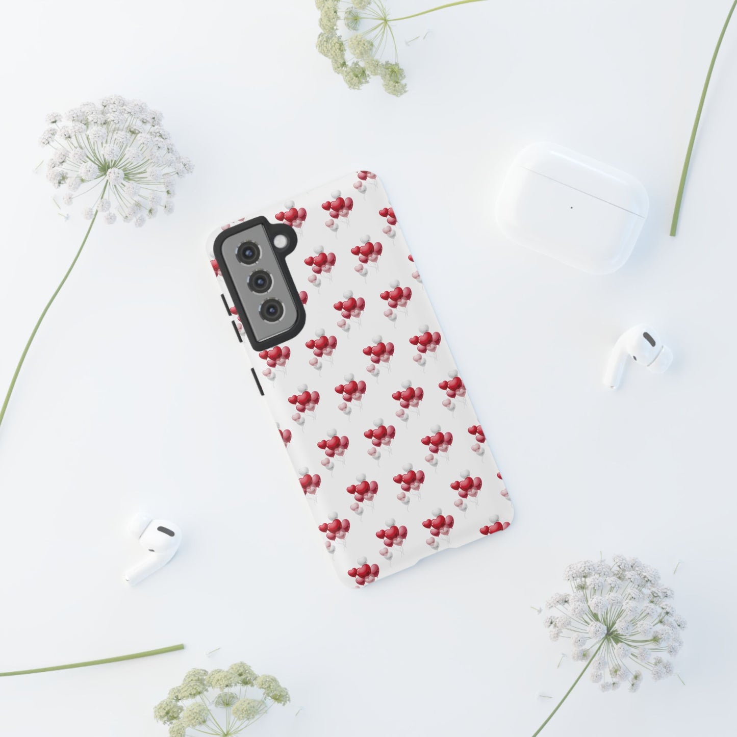 Floating Hearts Tough Phone Case