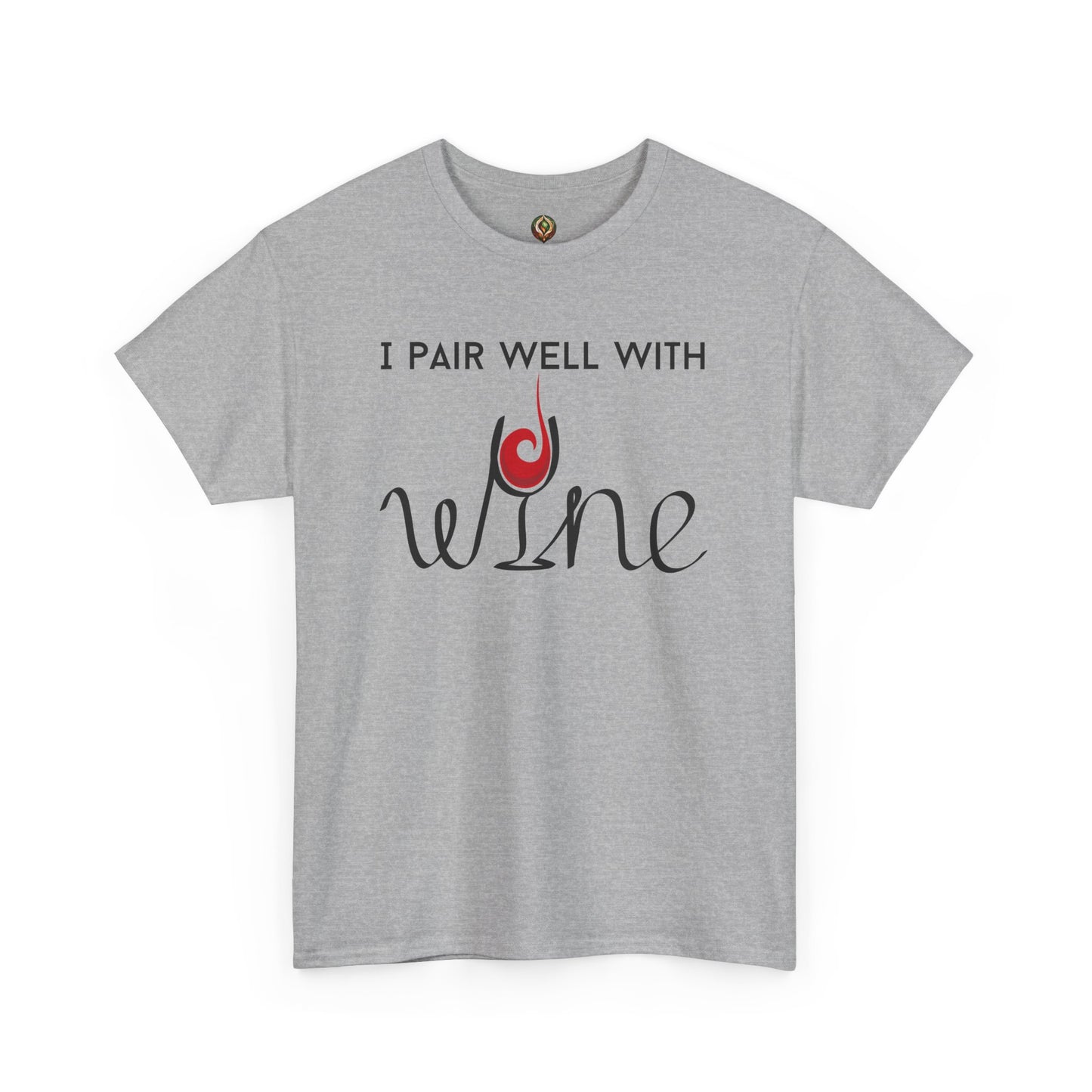 "I Pair Well with Wine" Unisex Tee