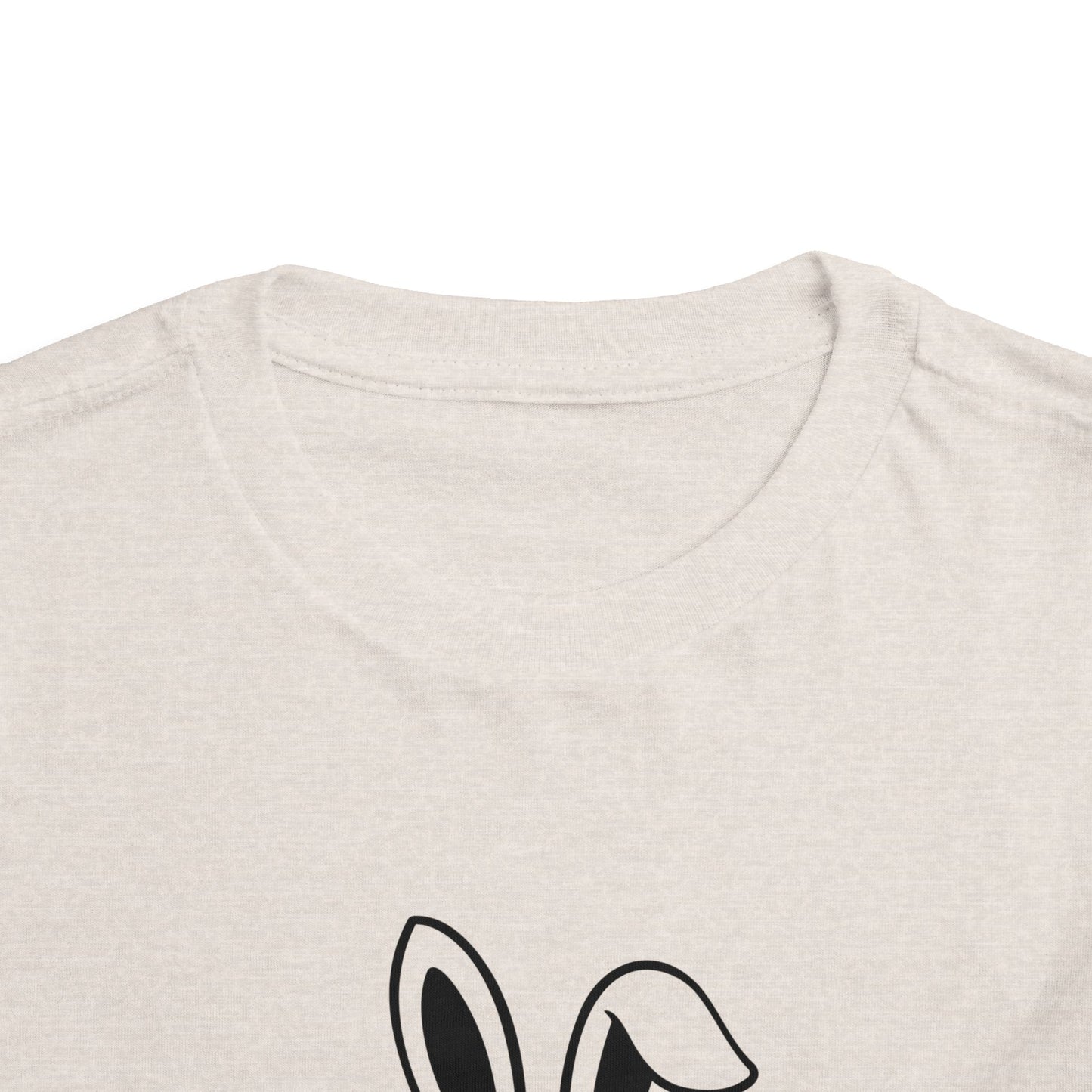 “Some Bunny Loves You” – Blue Floral Toddler Short Sleeve Tee 🐇💙