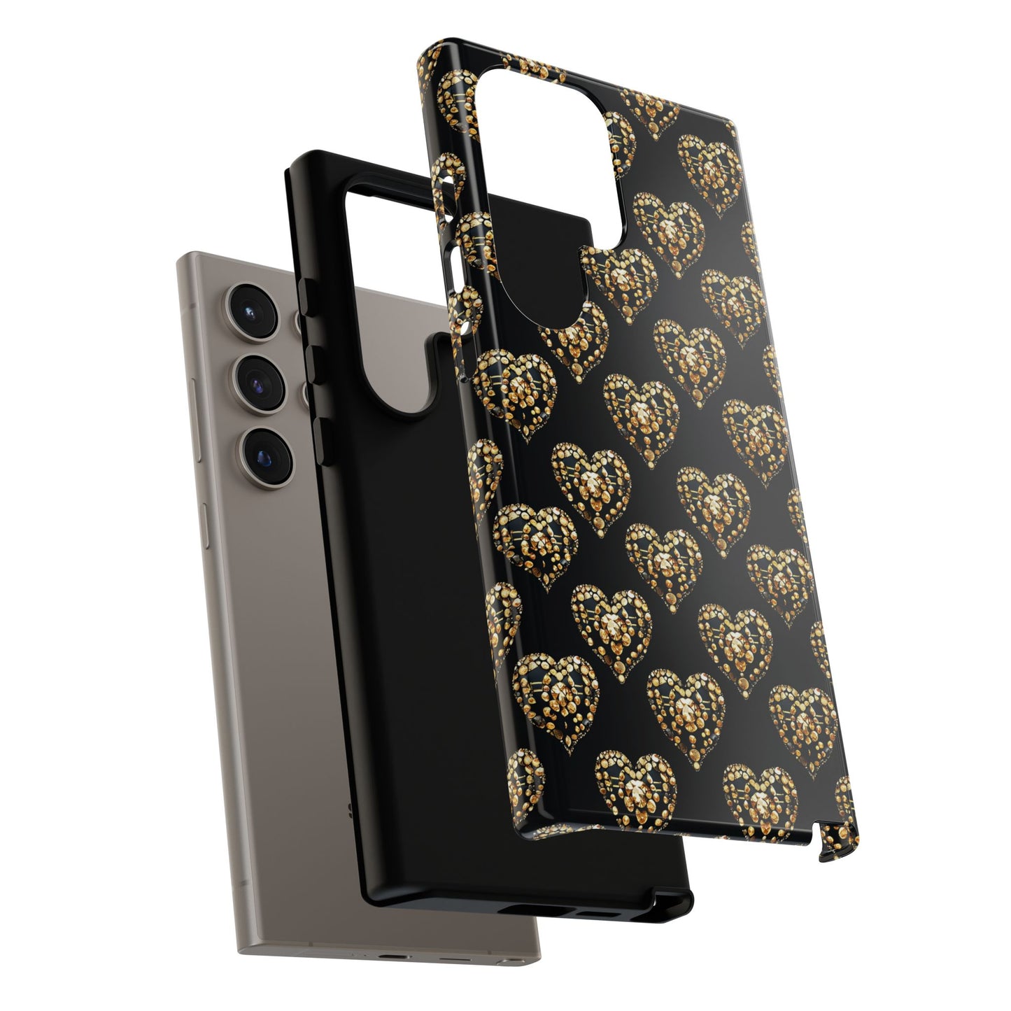 Golden Heart Luxe Phone Case