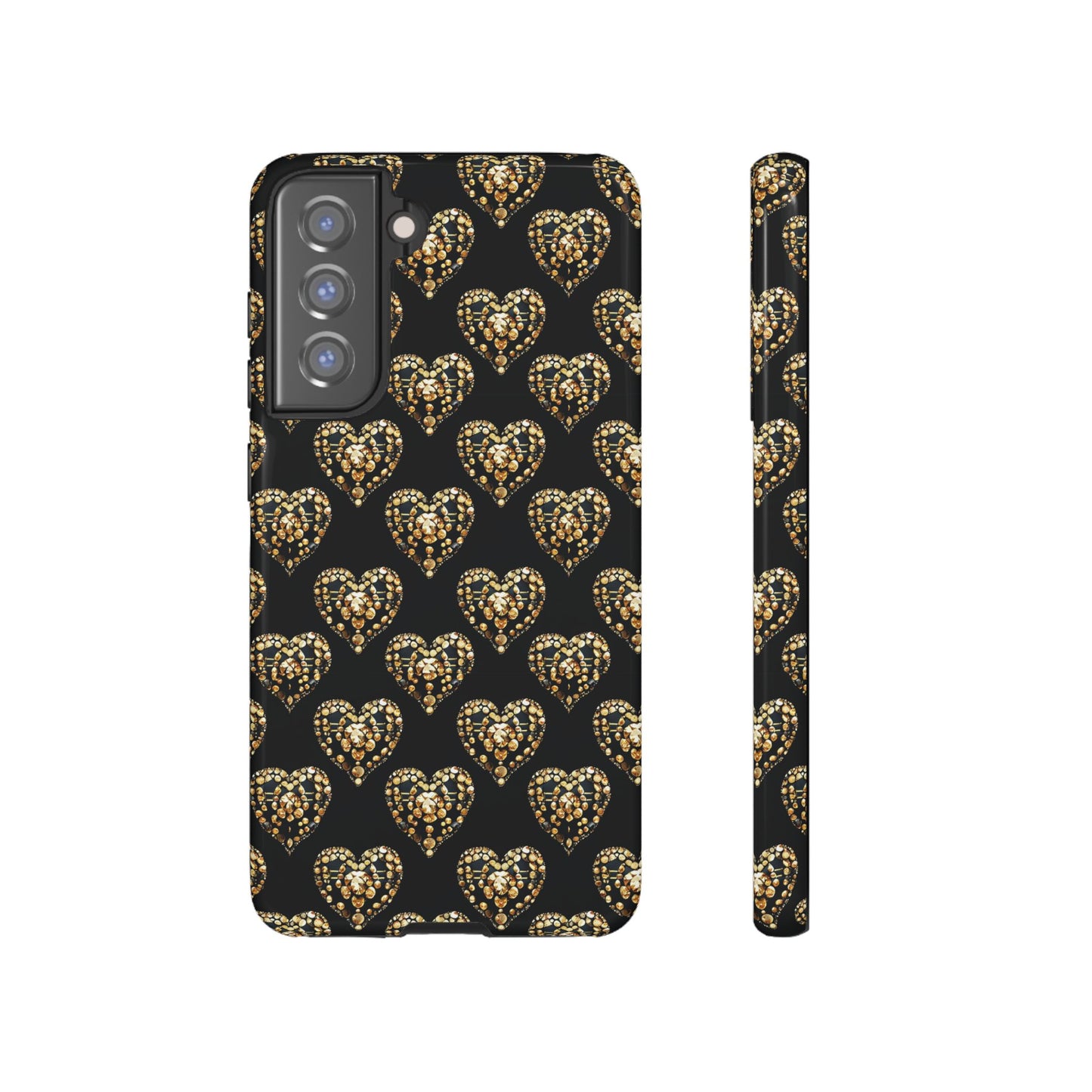 Golden Heart Luxe Phone Case