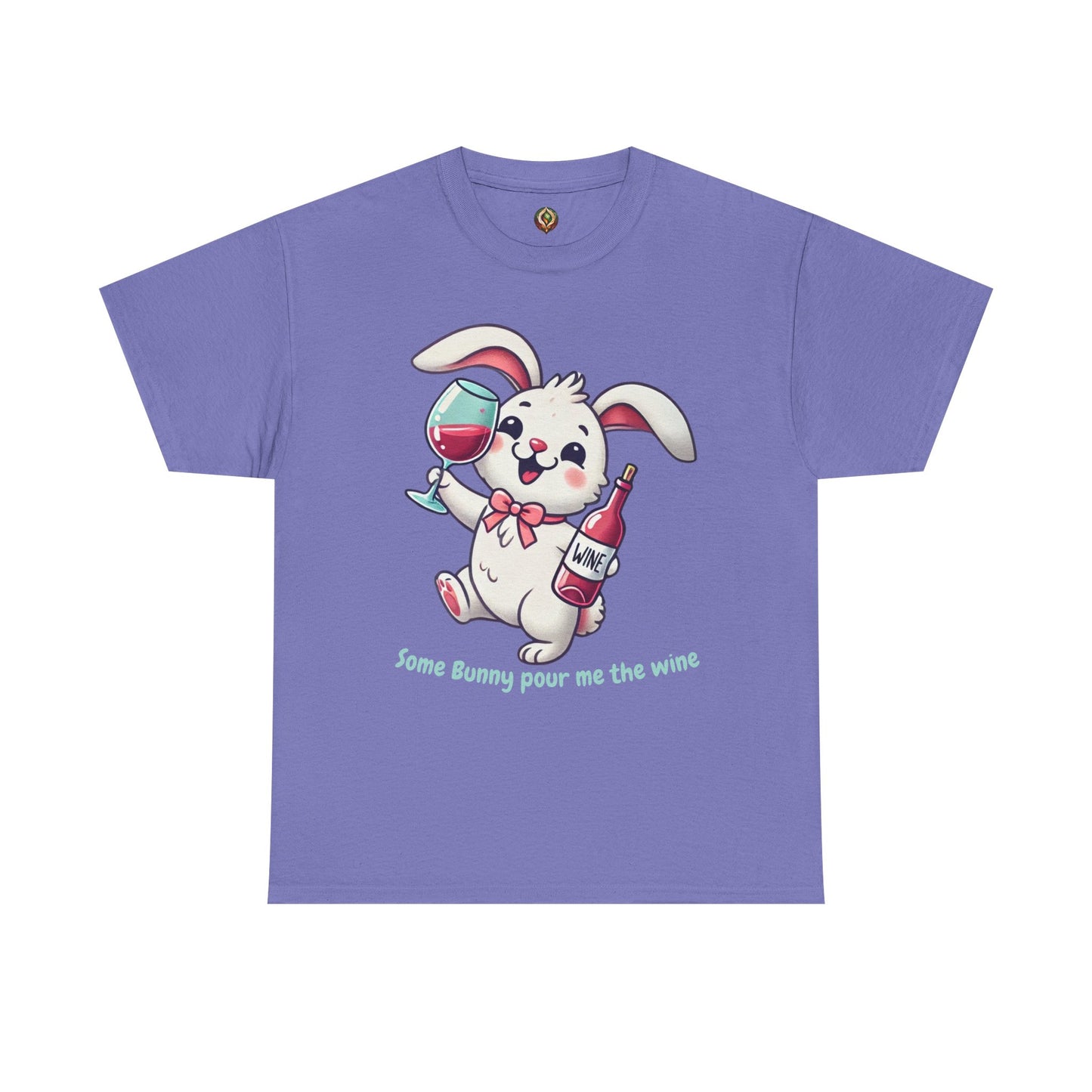 Some Bunny Pour Me the Wine – Unisex Heavy Cotton Tee 🐰🍷