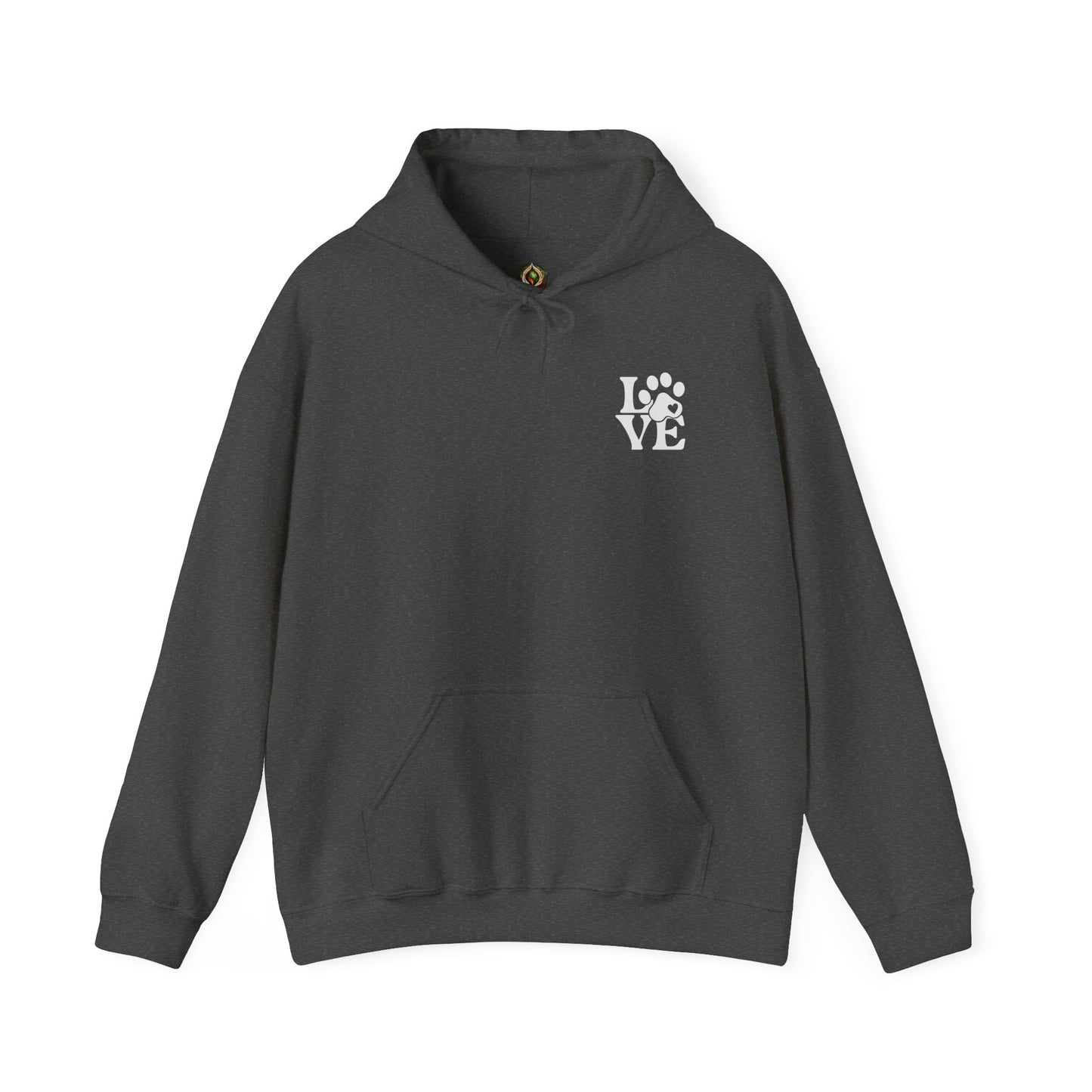Cozy Love Paw-Print Unisex Hoodie