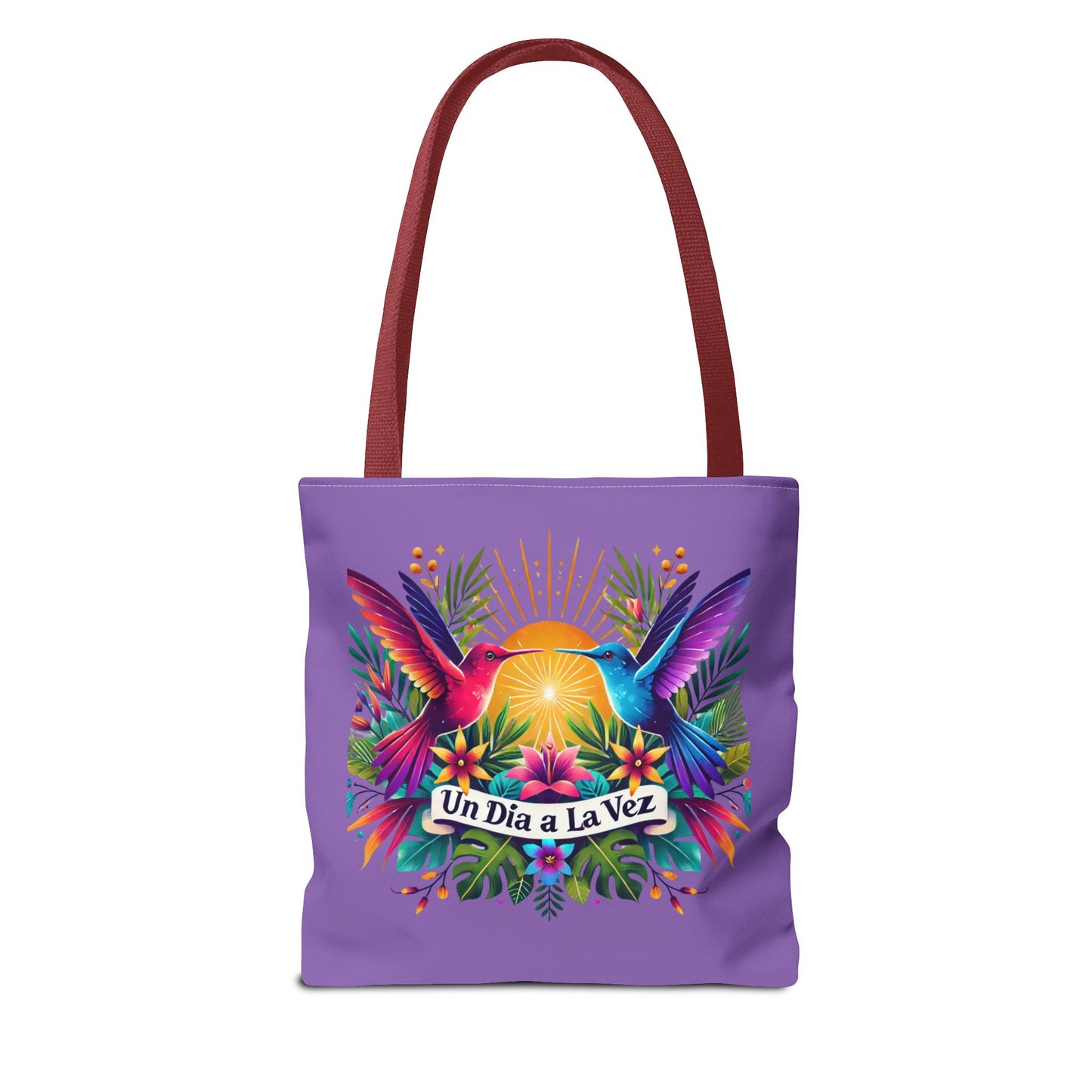 "Un Día a la Vez" Tropical Sunrise Tote Bag