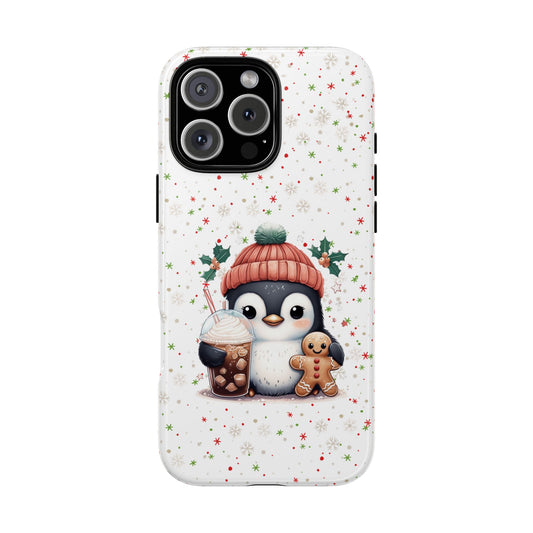 Festive Penguin Tough Case – Cozy & Cute Protection