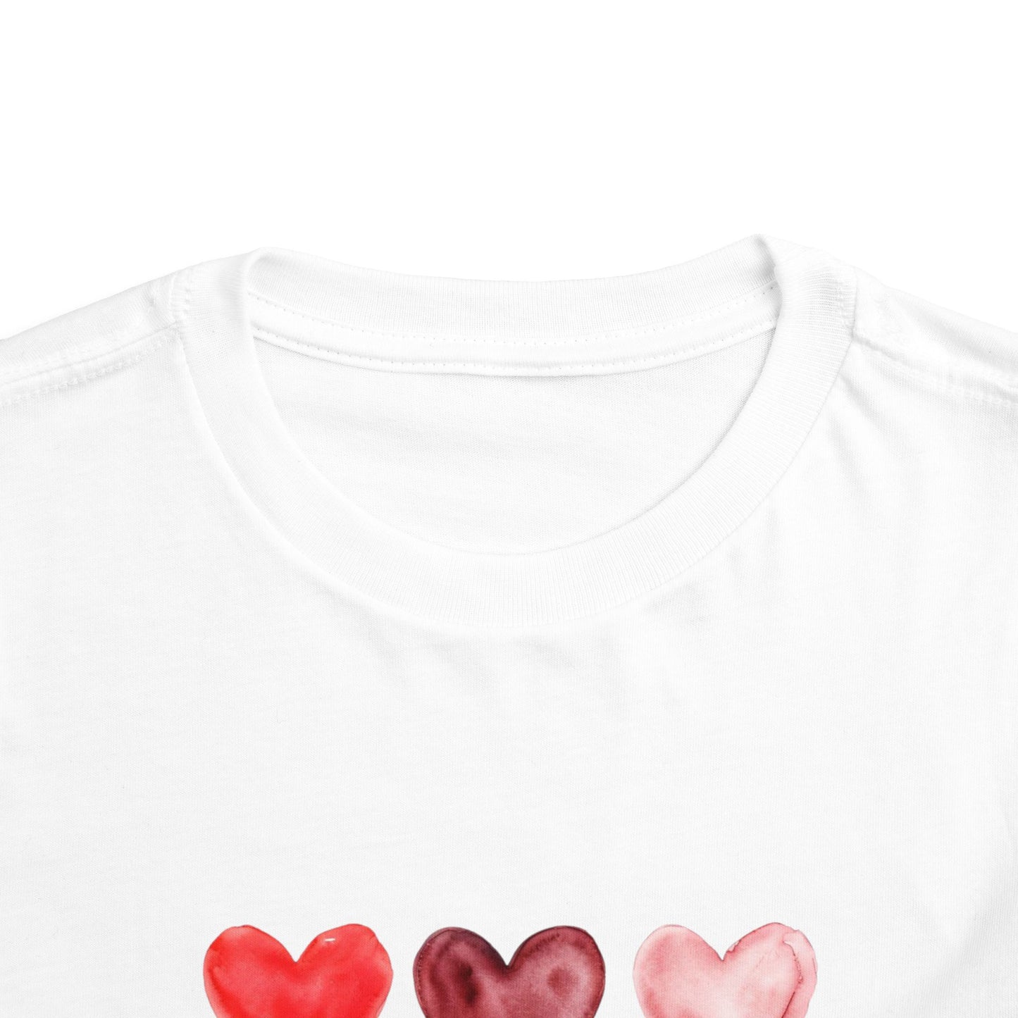 "Little Love Bug" Watercolor Heart Toddler Tee