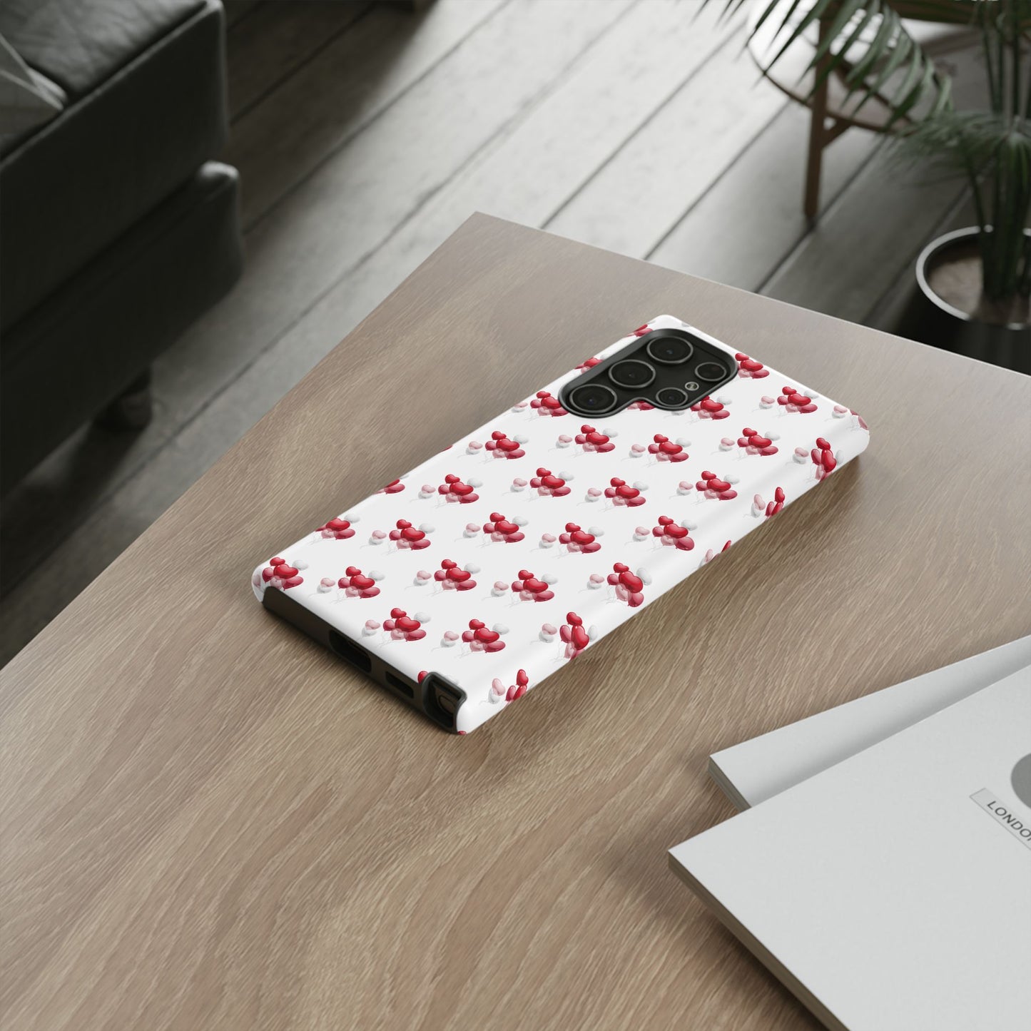Floating Hearts Tough Phone Case