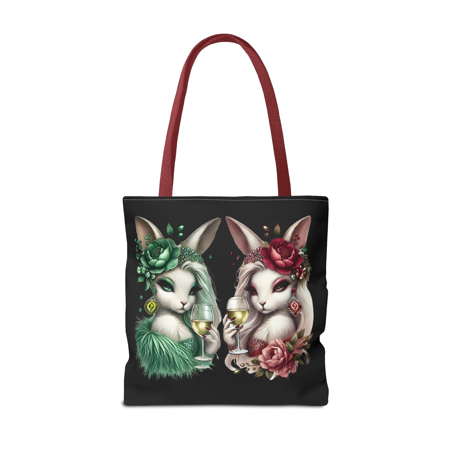Vero Vino & Rosalie Rouge – Glam Bunny Tote Bag 🍷💅