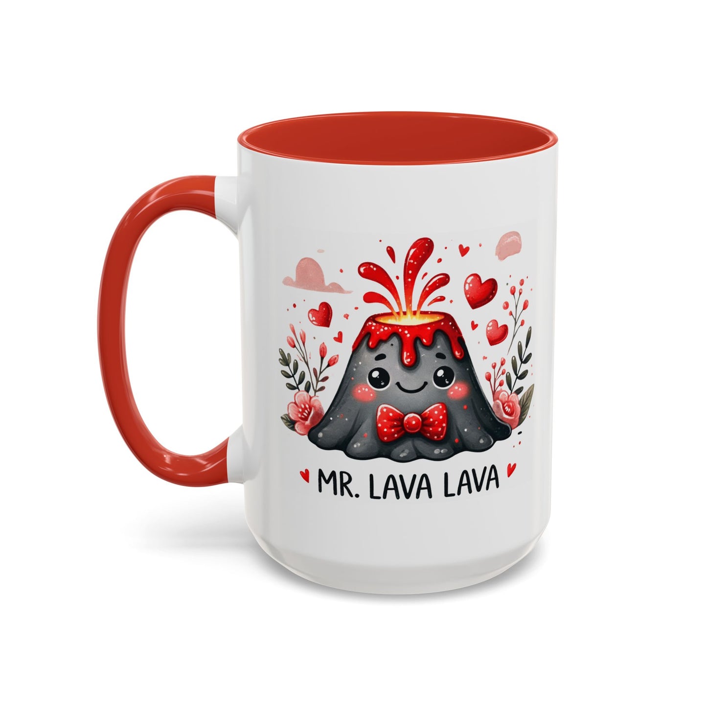 "Mr. Lava Lava Floral Charm" Accent Mug (11oz, 15oz)