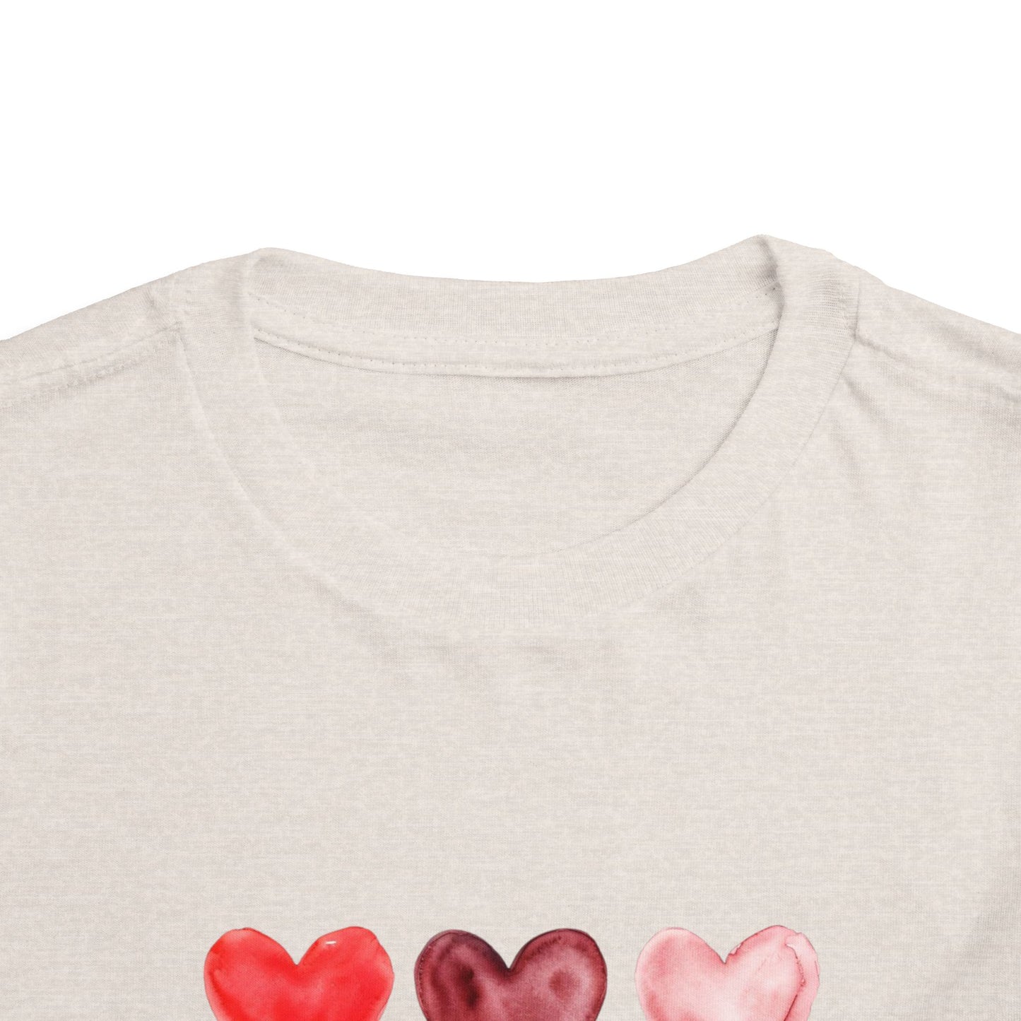 "Little Love Bug" Watercolor Heart Toddler Tee