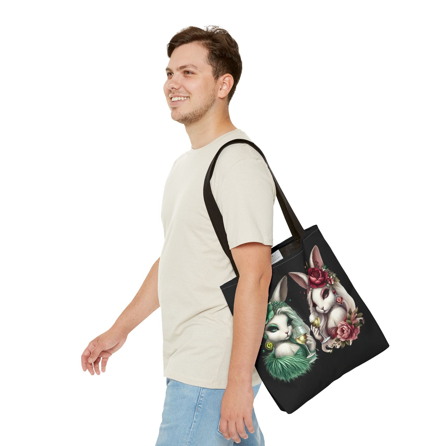 Vero Vino & Rosalie Rouge – Glam Bunny Tote Bag 🍷💅