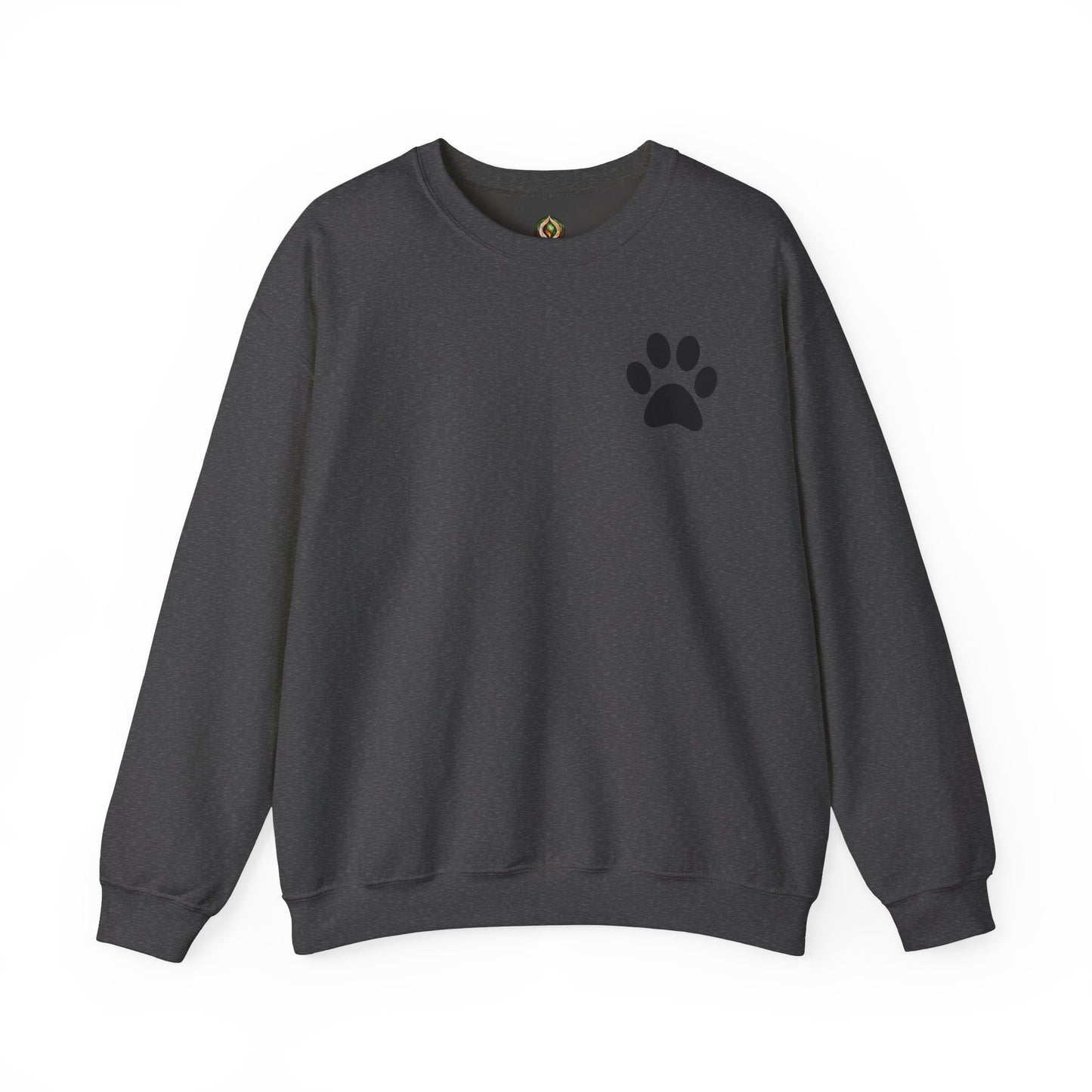 Minimalist Paw Print Crewneck Sweatshirt