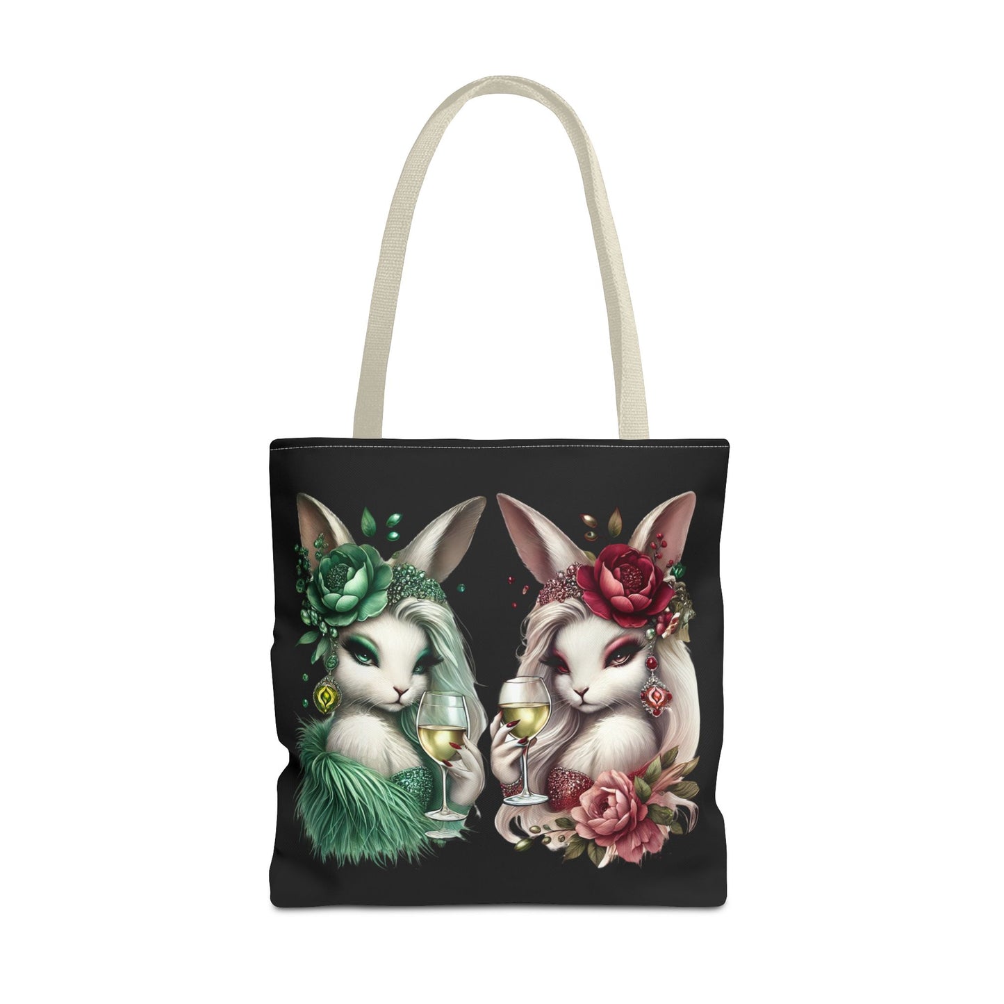 Vero Vino & Rosalie Rouge – Glam Bunny Tote Bag 🍷💅