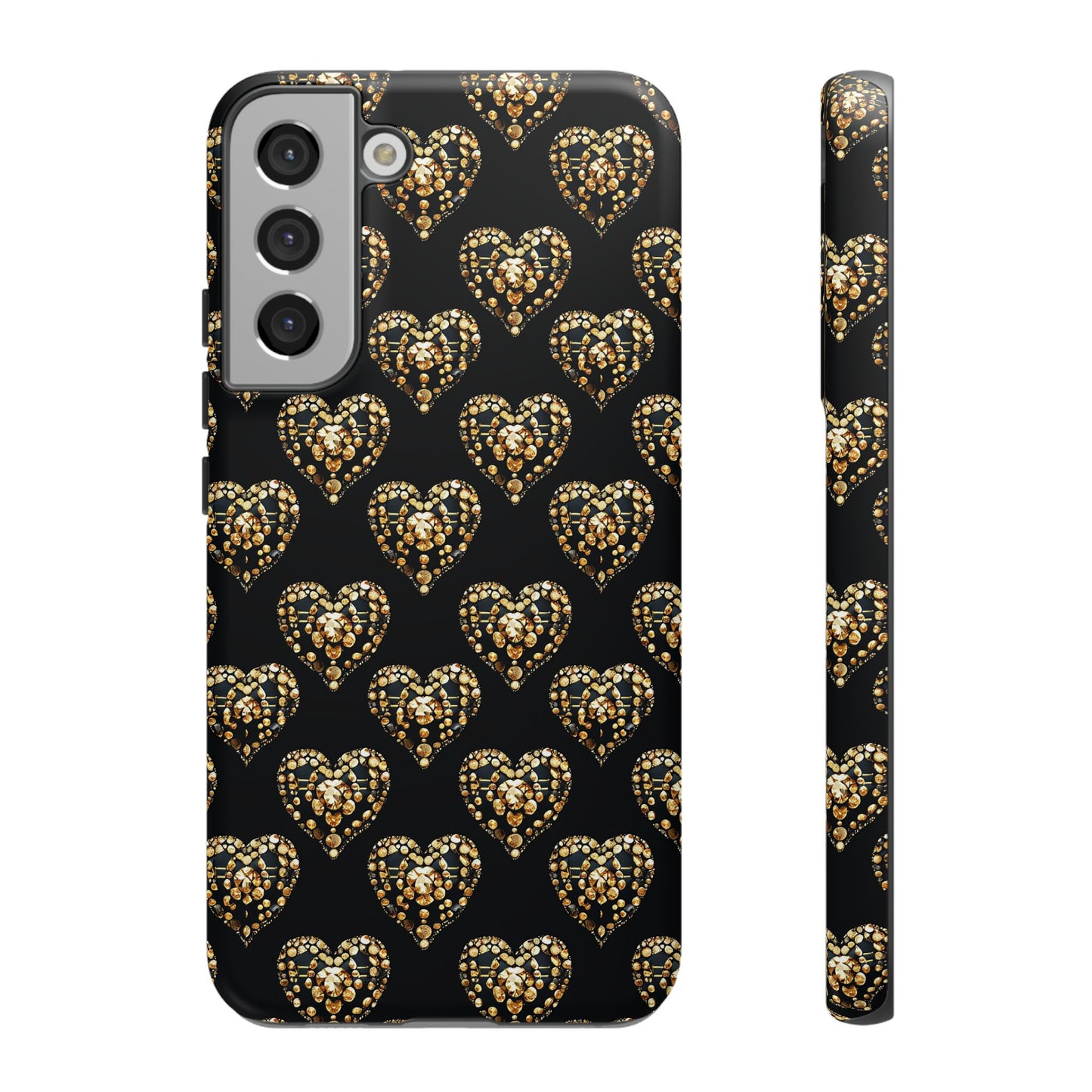 Golden Heart Luxe Phone Case