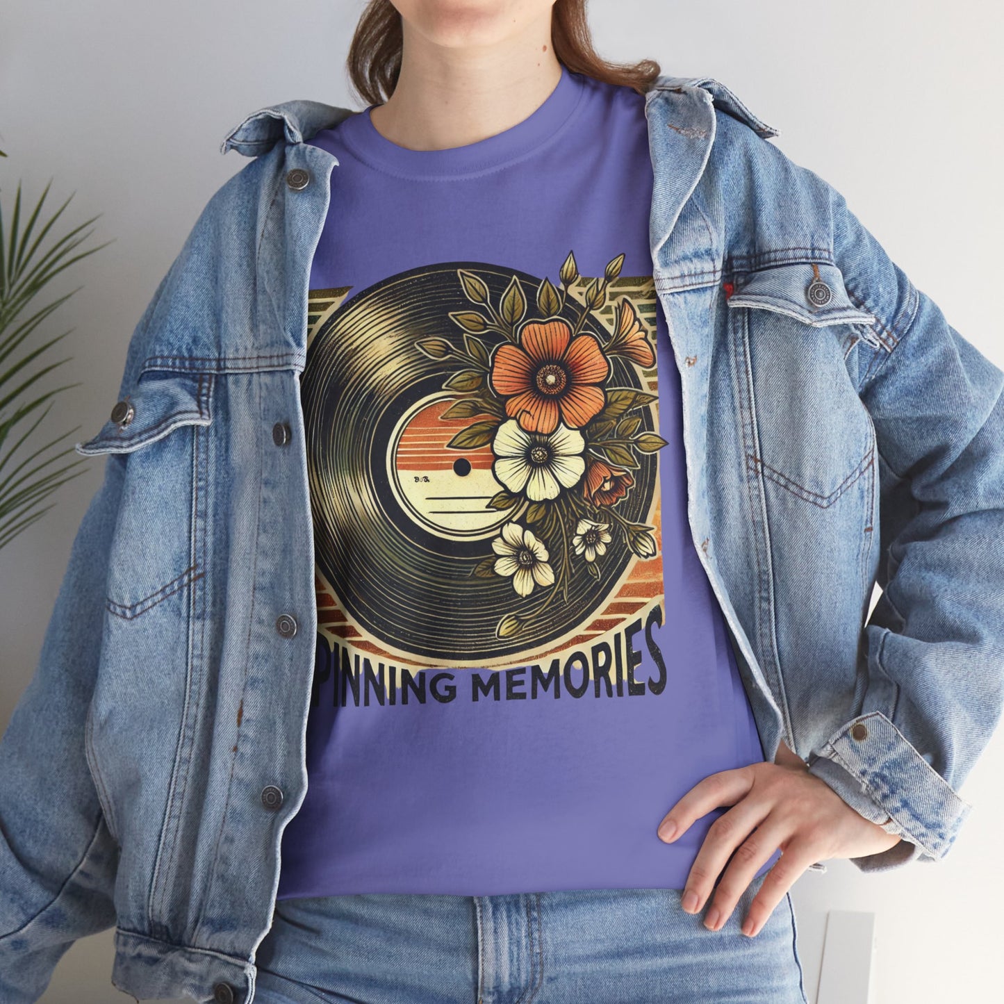 "Spinning Memories" Unisex Cotton Tee