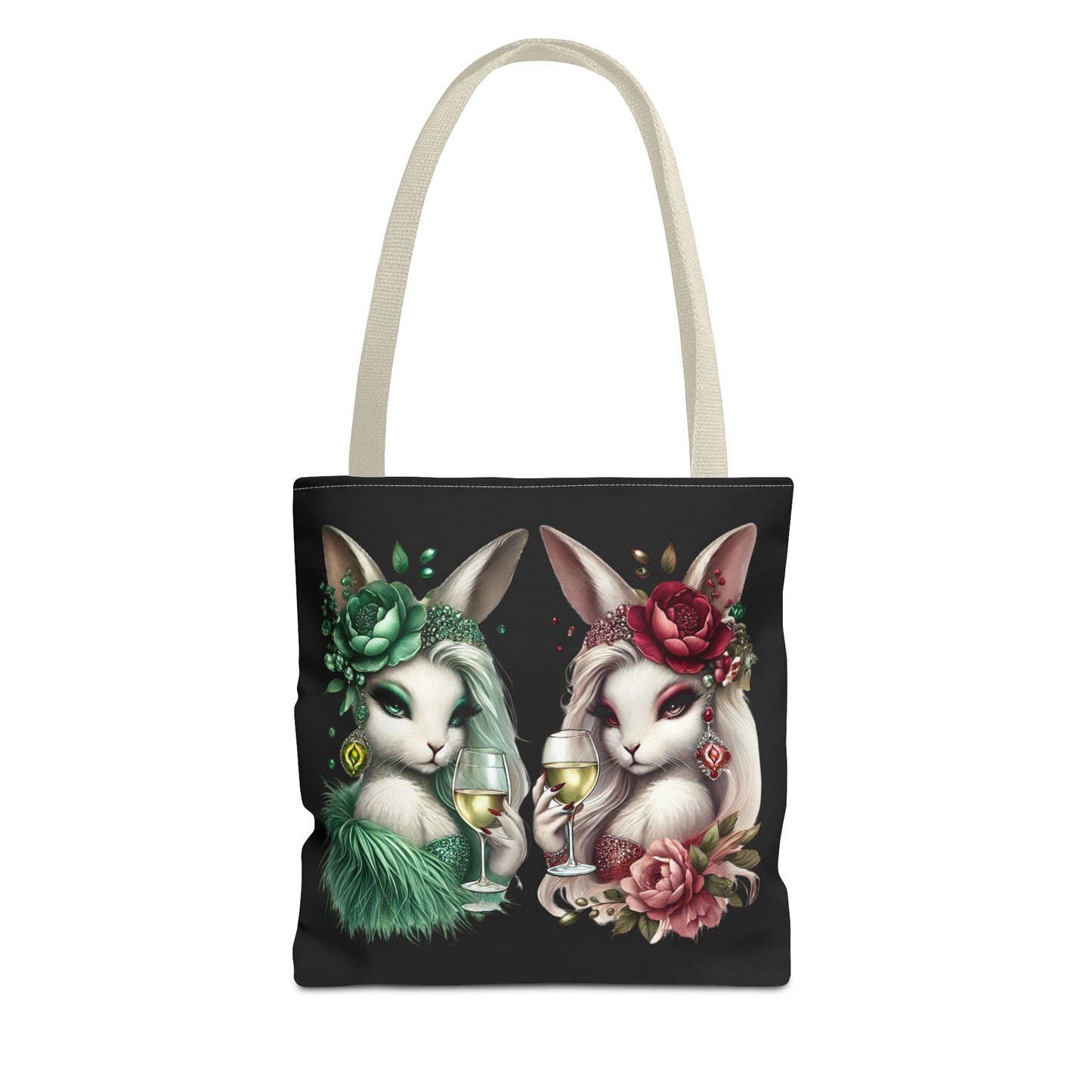 Vero Vino & Rosalie Rouge – Glam Bunny Tote Bag 🍷💅