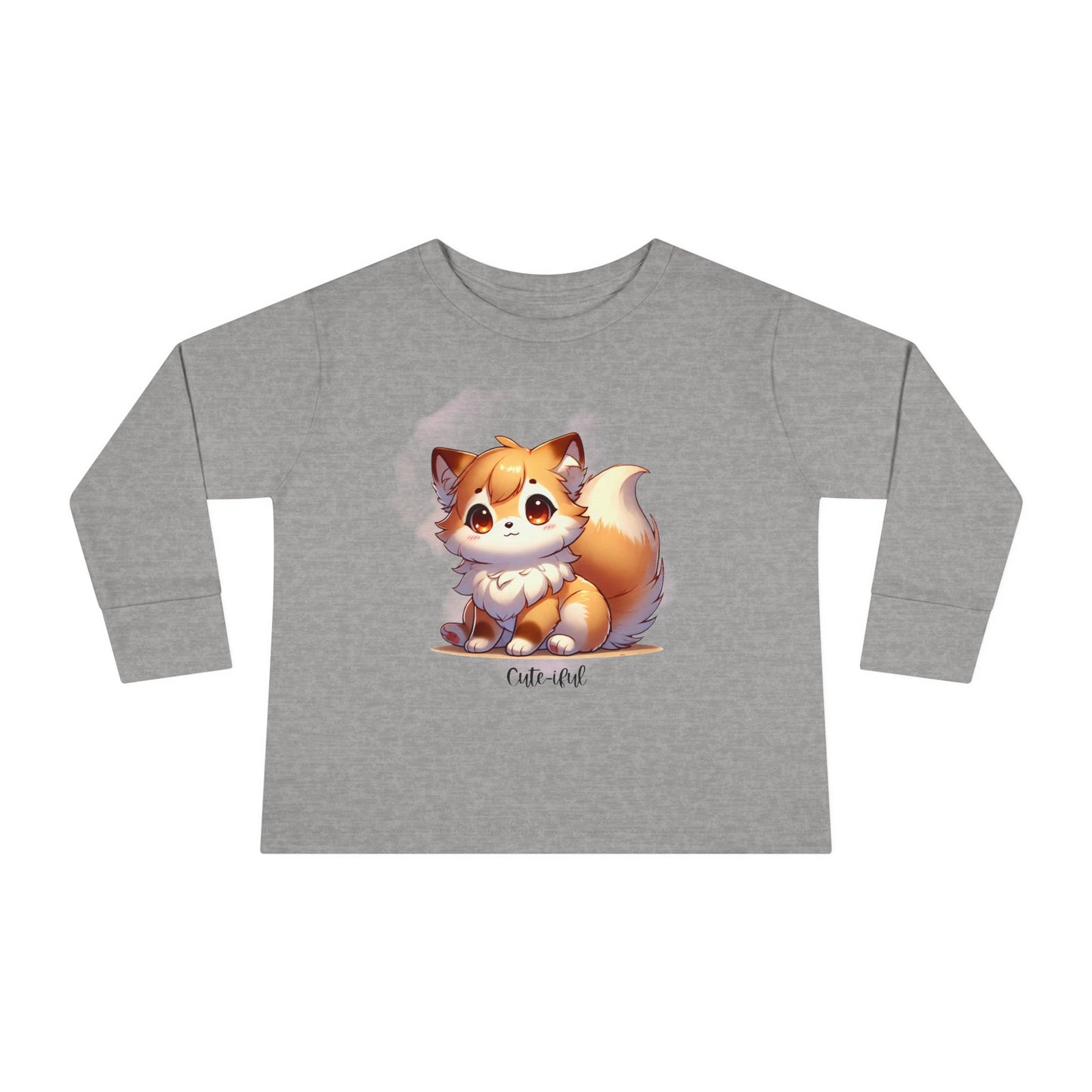 Cute-iful 🦊✨ Toddler Long Sleeve Tee